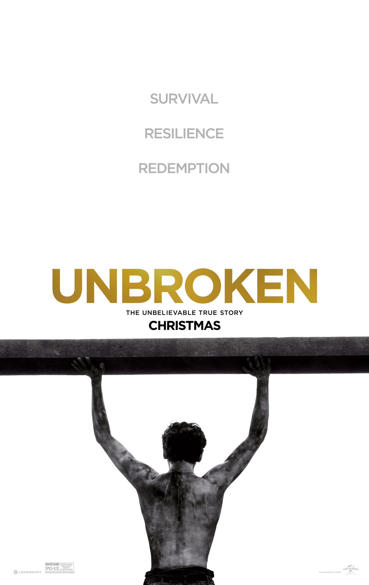 Mega Sized Movie Poster Image for Unbroken (#2 of 4)