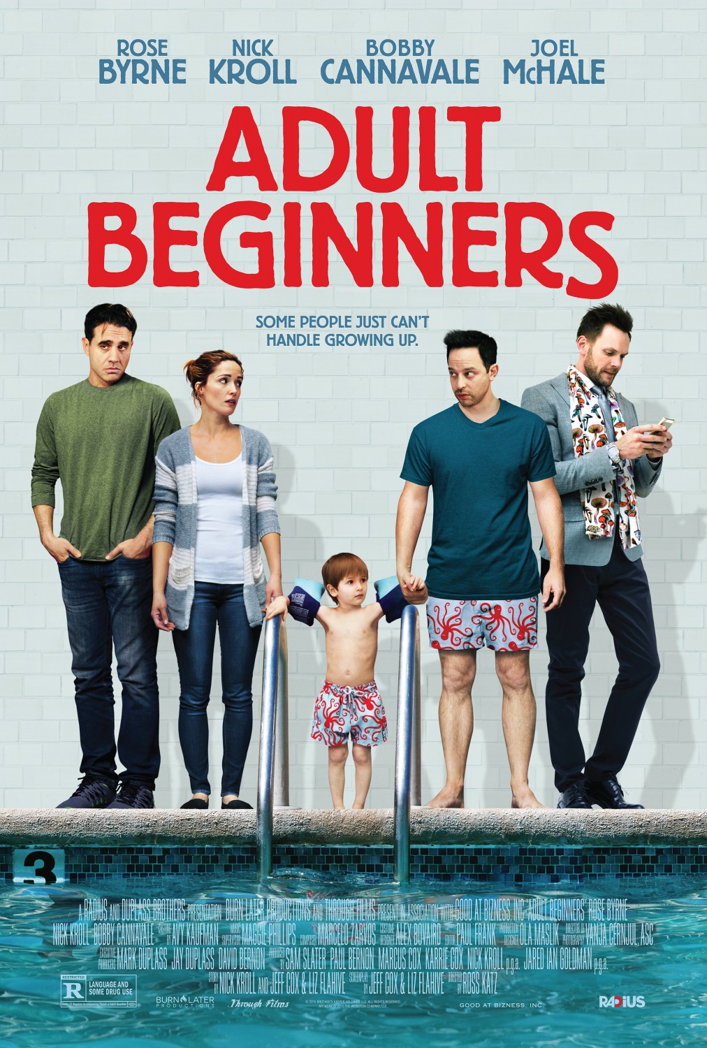Extra Large Movie Poster Image for Adult Beginners 