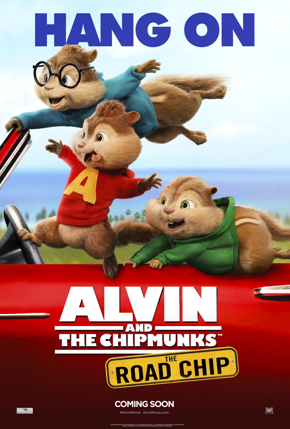 Extra Large Movie Poster Image for Alvin and the Chipmunks: The Road Chip (#6 of 11)
