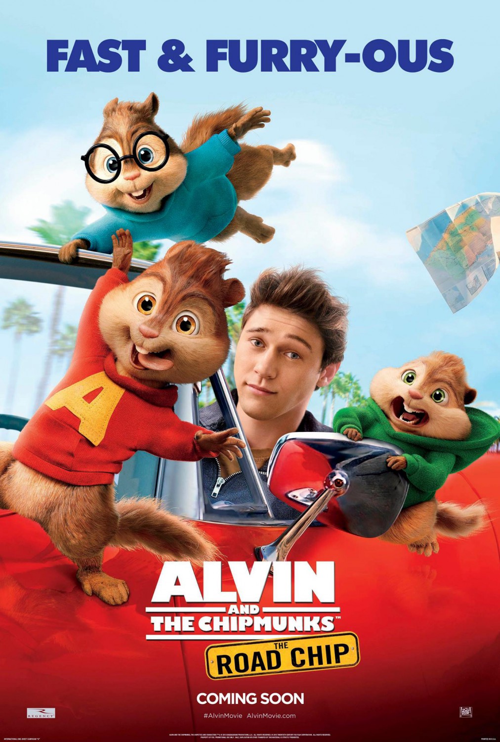 Extra Large Movie Poster Image for Alvin and the Chipmunks: The Road Chip (#7 of 11)