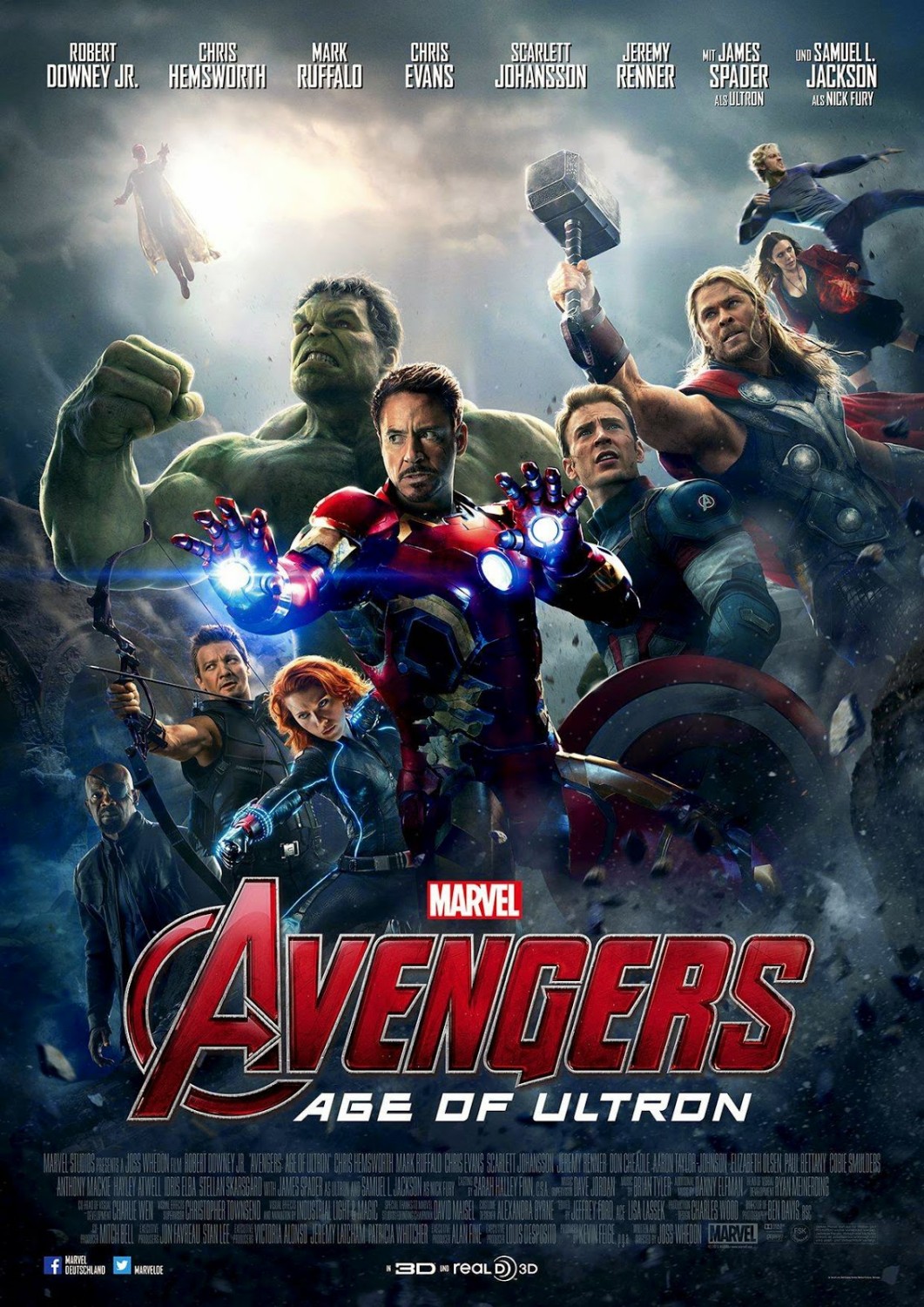 Extra Large Movie Poster Image for Avengers: Age of Ultron (#12 of 36)