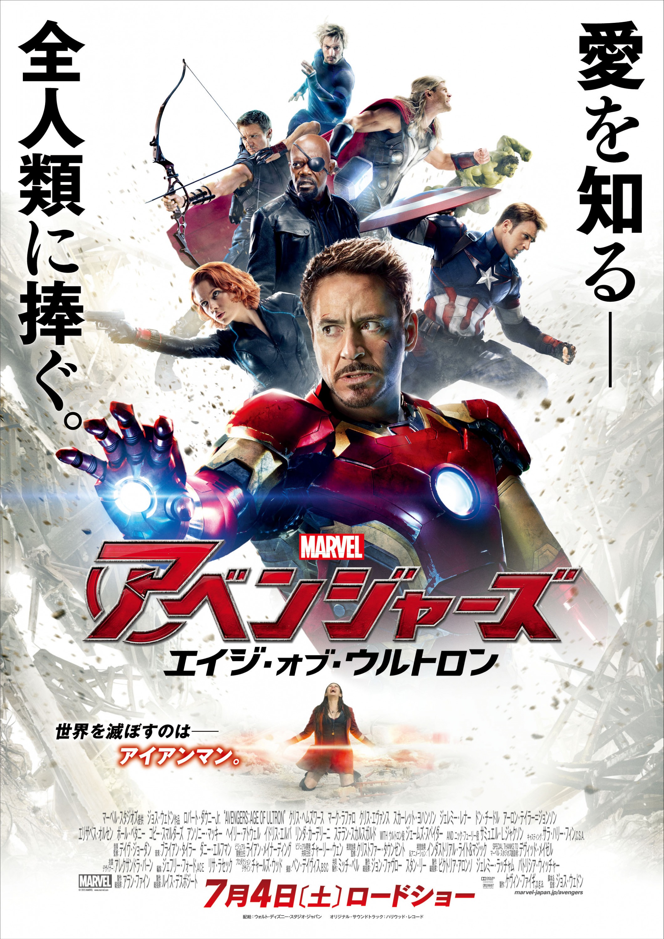 Mega Sized Movie Poster Image for Avengers: Age of Ultron (#24 of 36)
