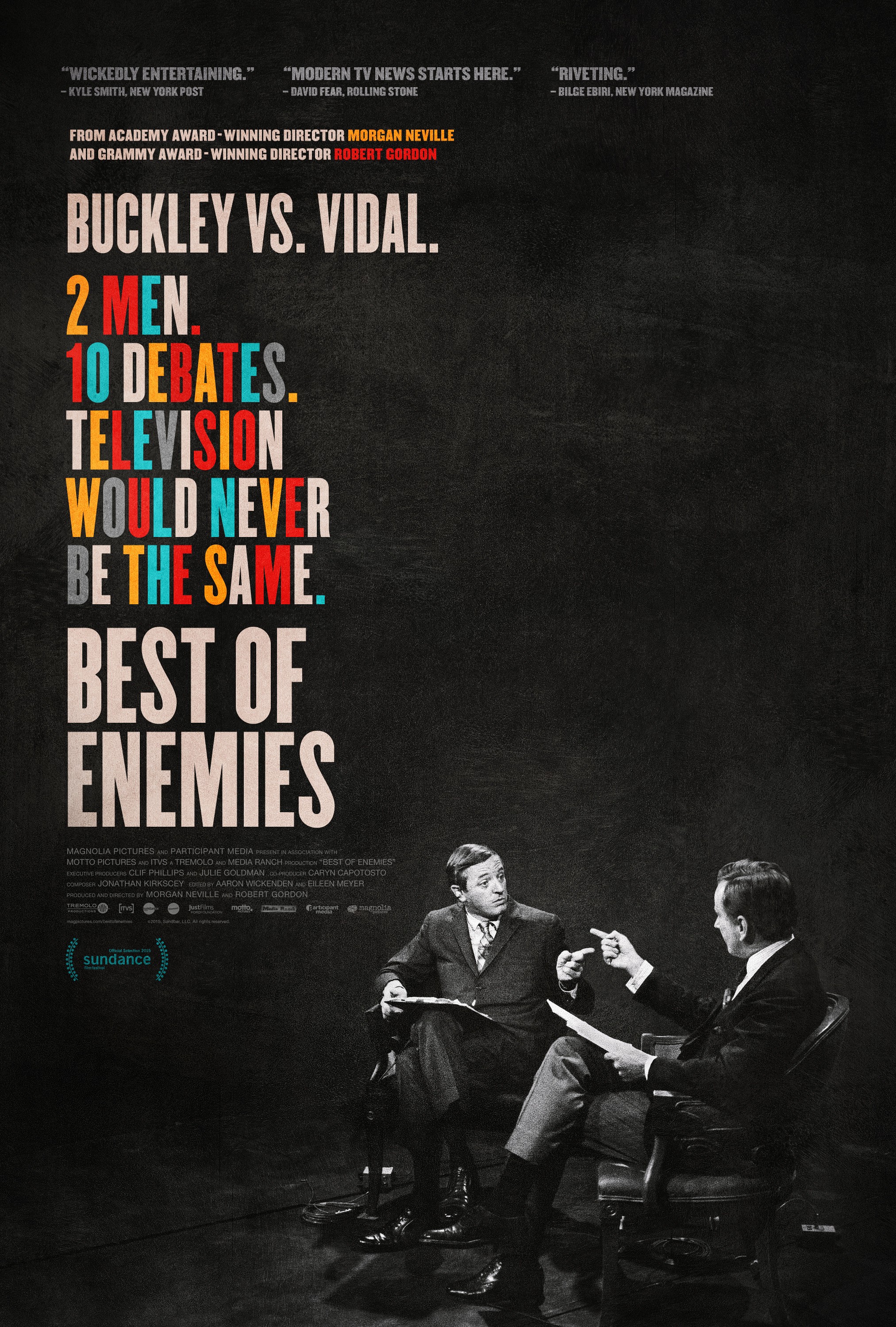 Mega Sized Movie Poster Image for Best of Enemies (#2 of 2)