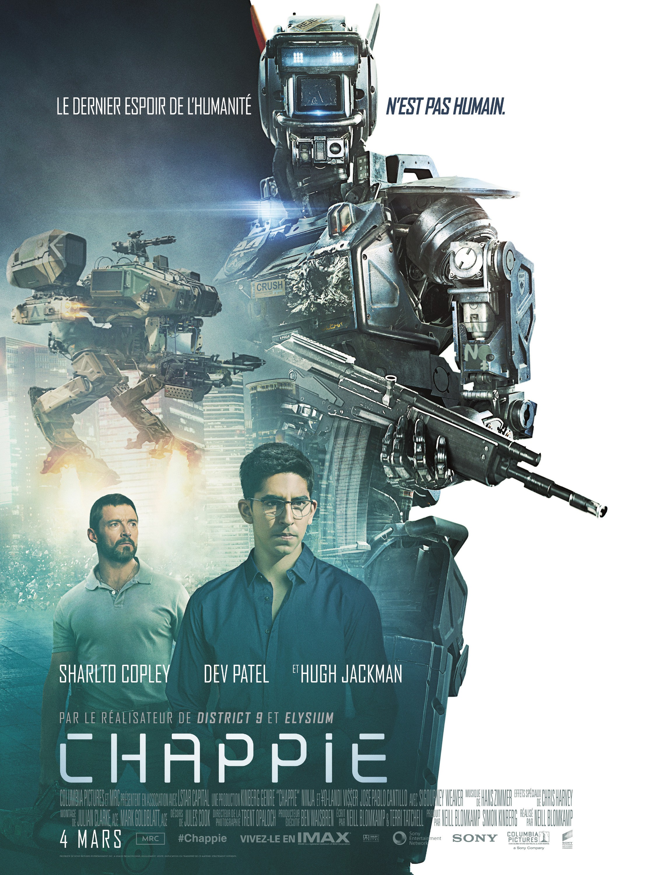 Mega Sized Movie Poster Image for Chappie (#5 of 6)