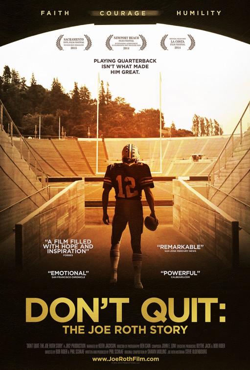 Don't Quit: The Joe Roth Story Movie Poster