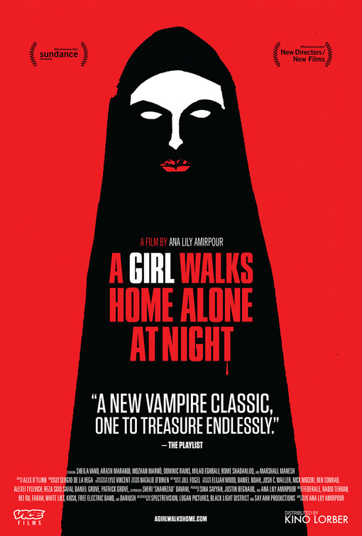 A Girl Walks Home Alone at Night Movie Poster