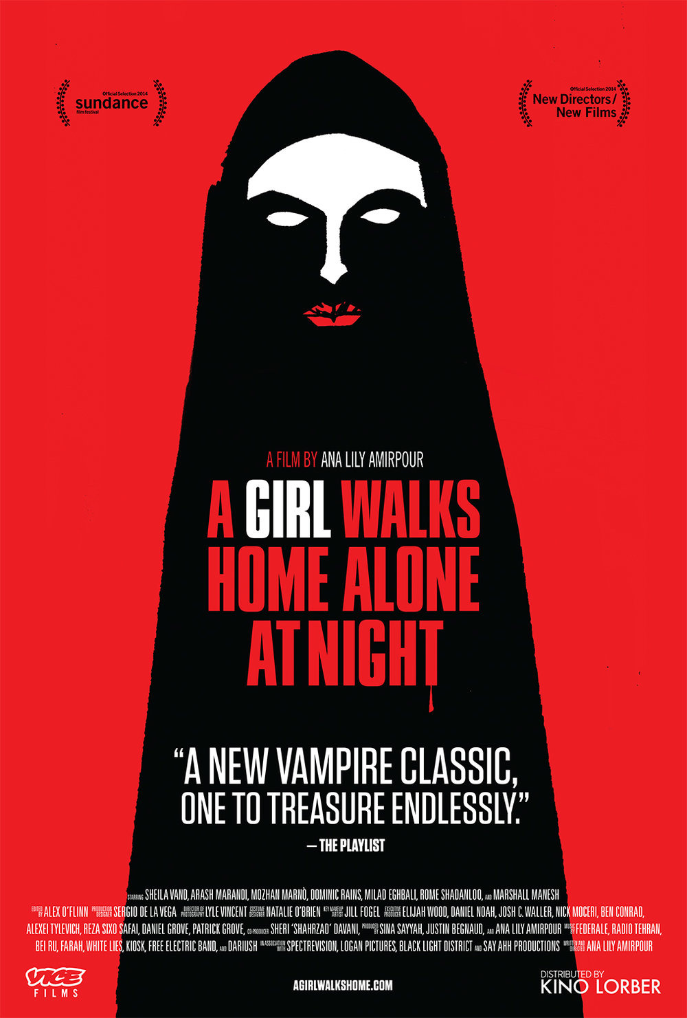 Extra Large Movie Poster Image for A Girl Walks Home Alone at Night (#1 of 4)