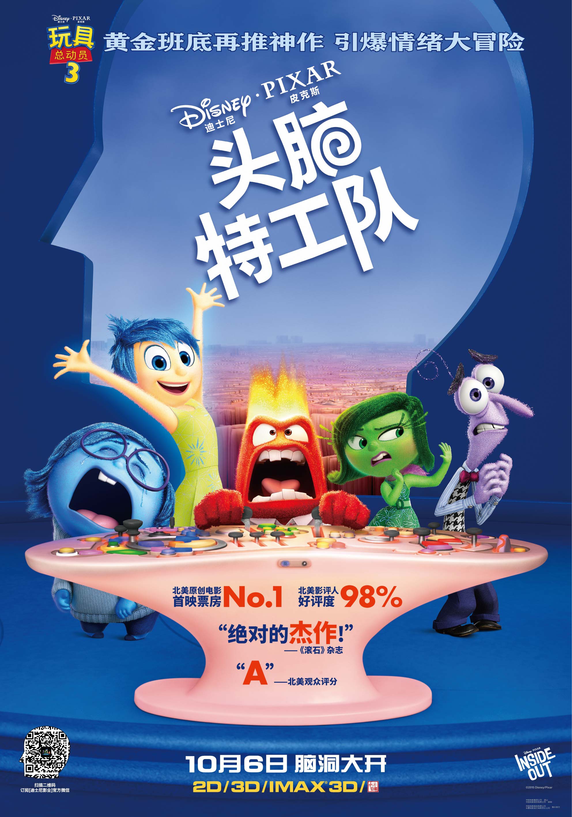 Mega Sized Movie Poster Image for Inside Out (#22 of 27)