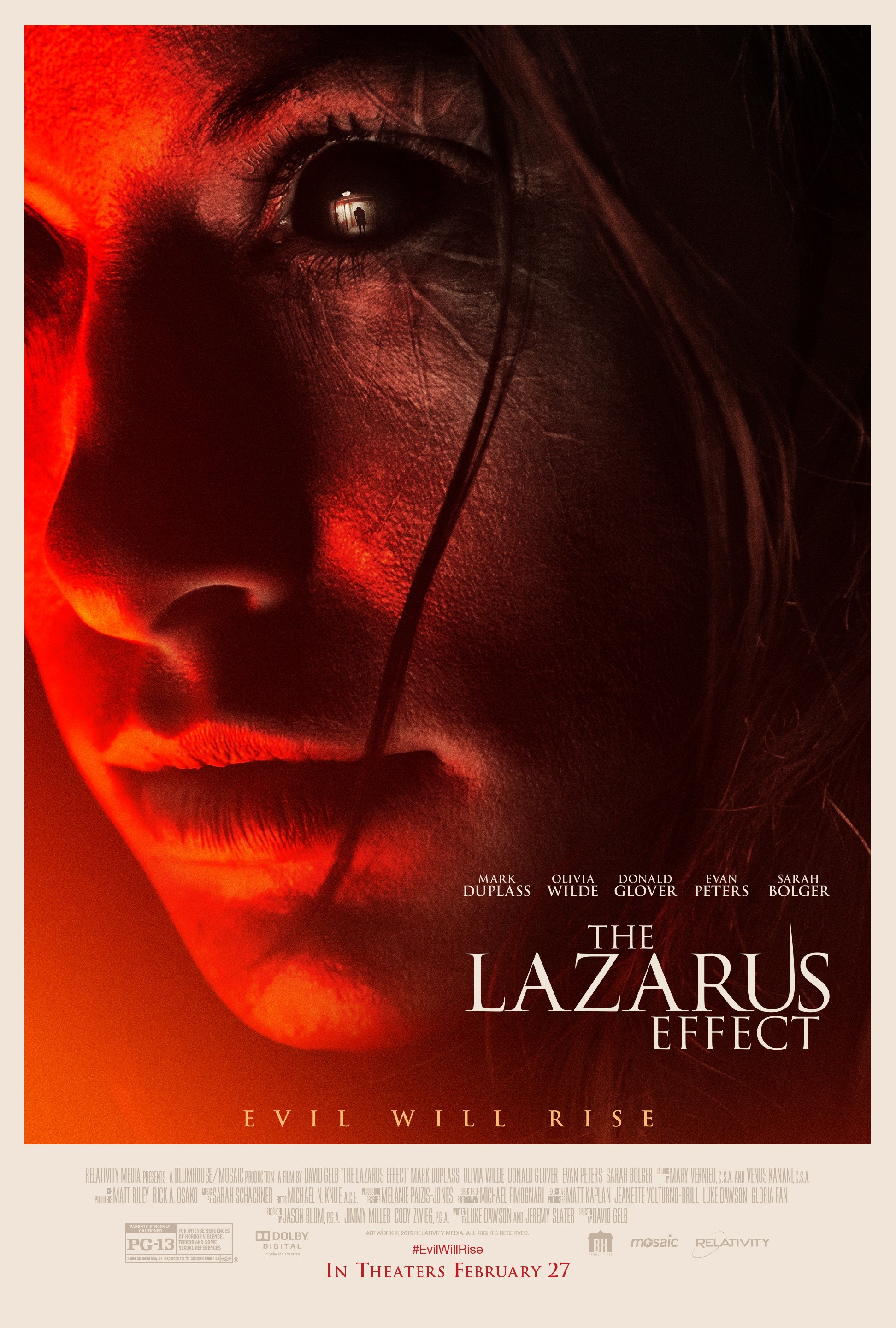 Mega Sized Movie Poster Image for The Lazarus Effect (#1 of 3)