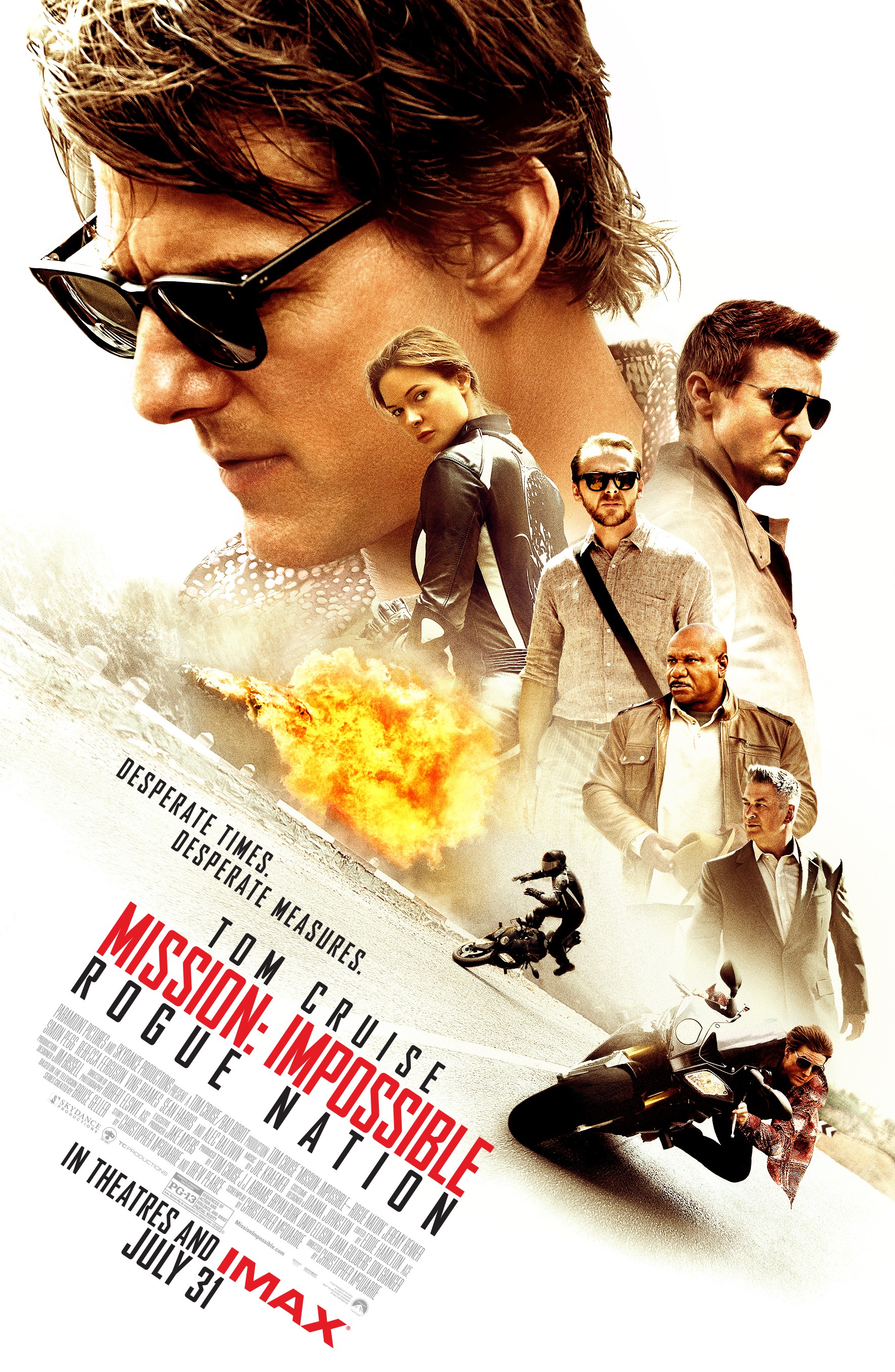 Mega Sized Movie Poster Image for Mission: Impossible - Rogue Nation (#9 of 15)