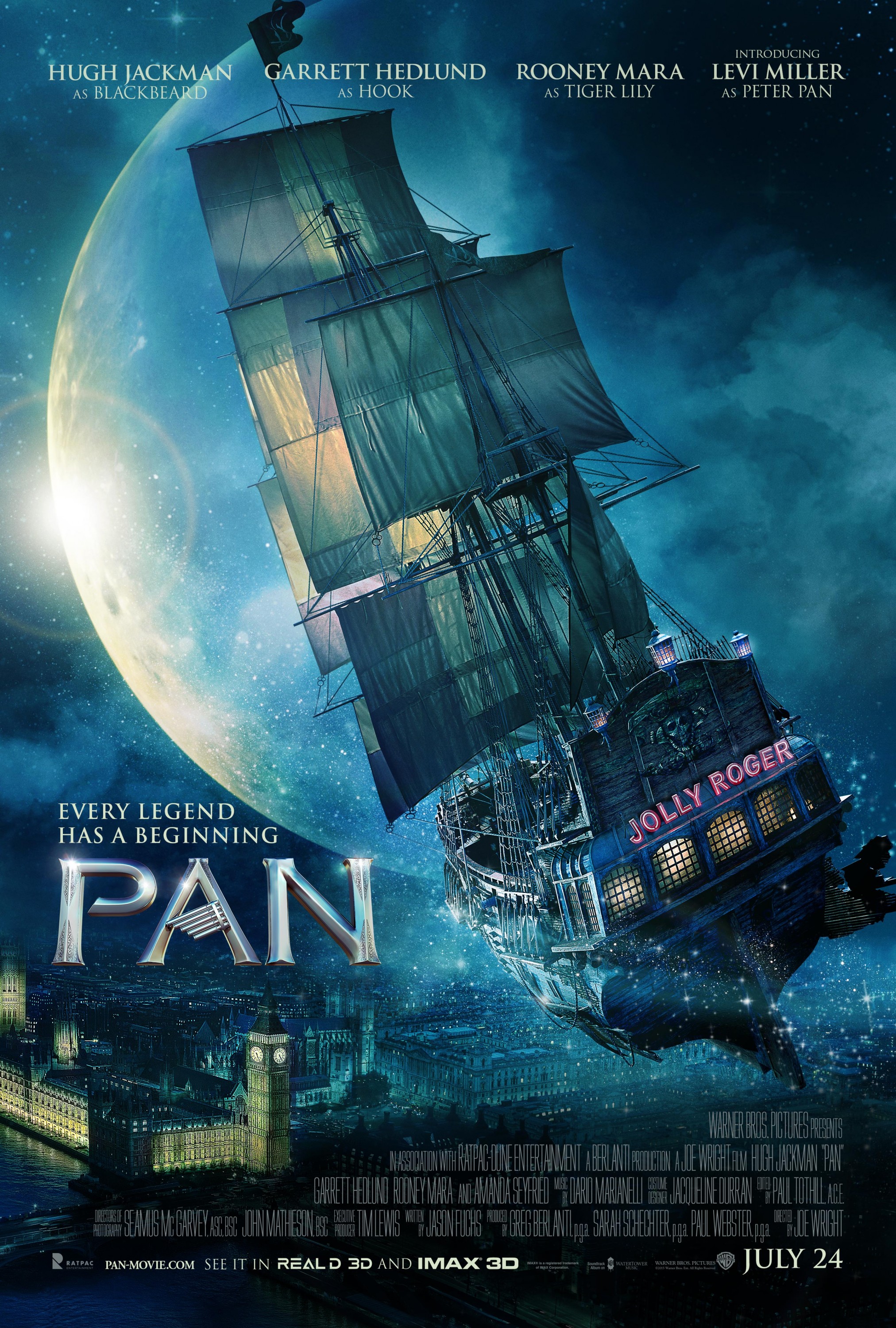 Mega Sized Movie Poster Image for Pan (#5 of 18)
