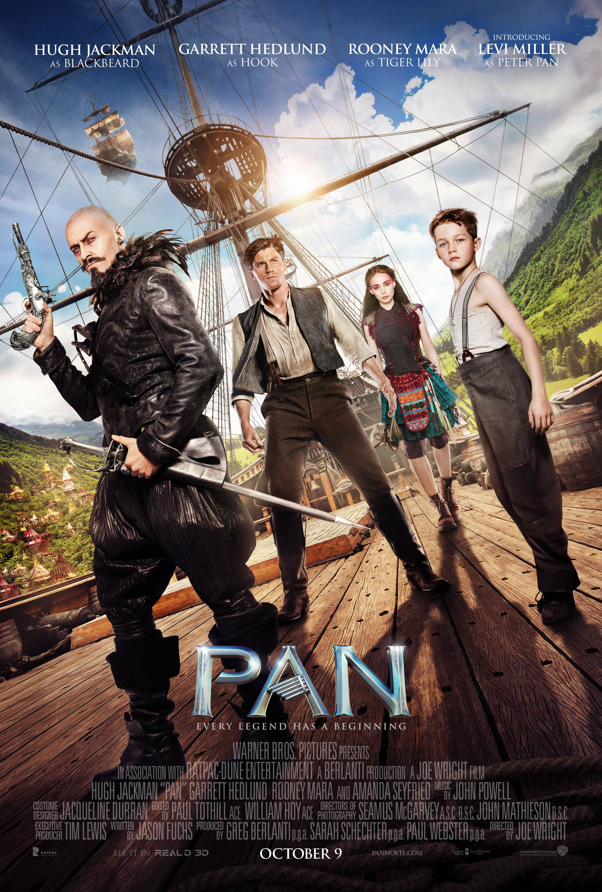 Mega Sized Movie Poster Image for Pan (#6 of 18)