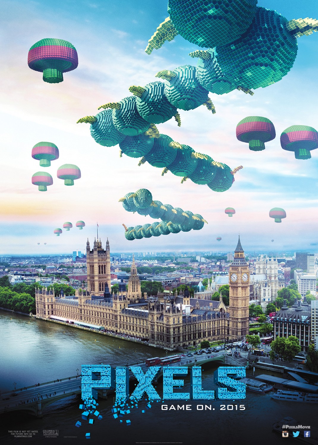Extra Large Movie Poster Image for Pixels (#3 of 10)