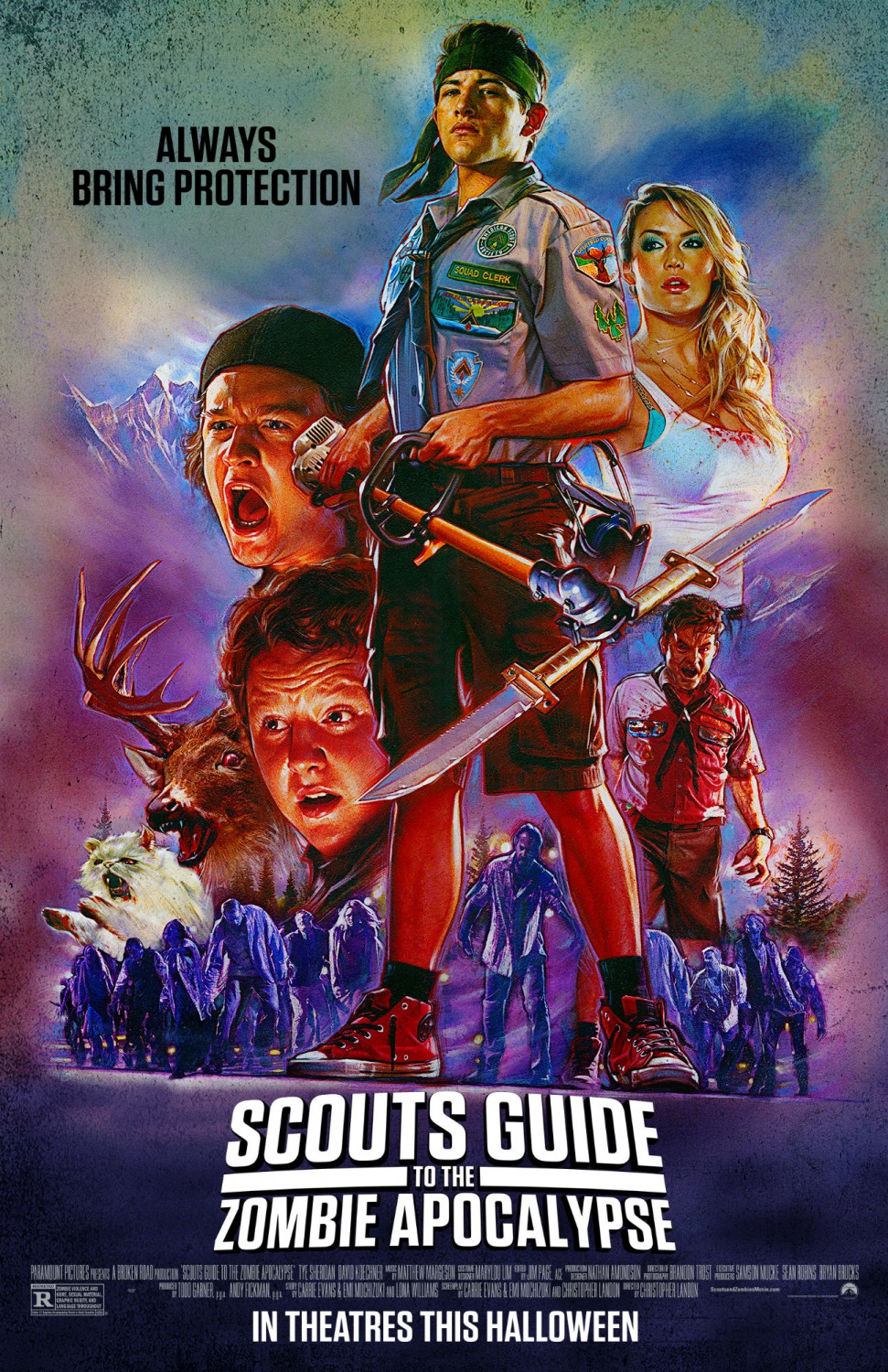 Extra Large Movie Poster Image for Scouts Guide to the Zombie Apocalypse (#3 of 3)