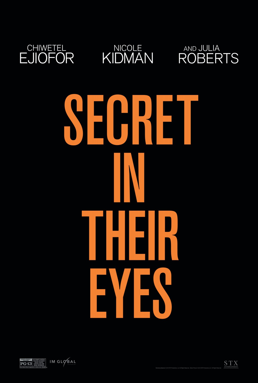 Extra Large Movie Poster Image for Secret in Their Eyes (#1 of 6)