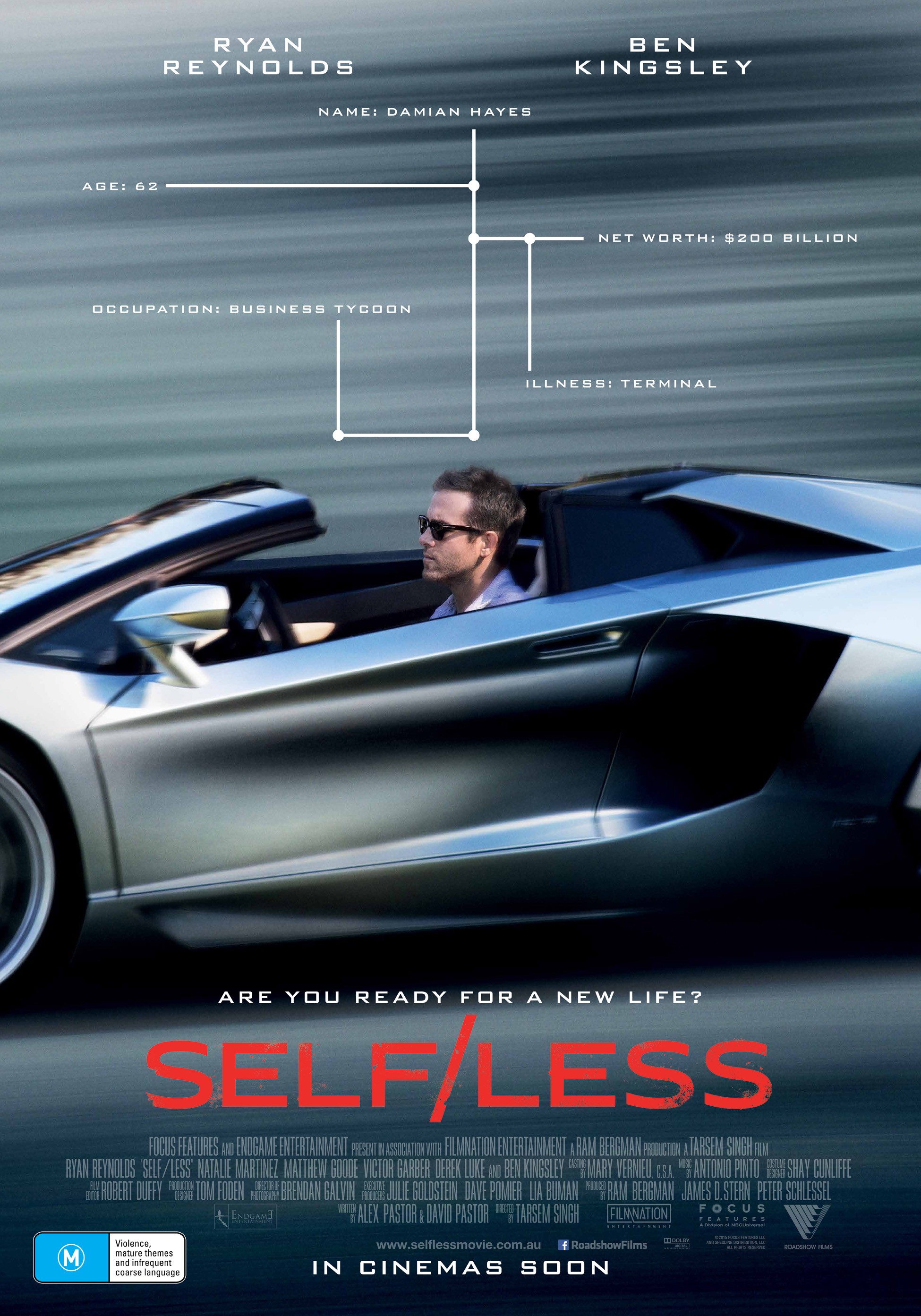 Mega Sized Movie Poster Image for Self/less (#7 of 7)