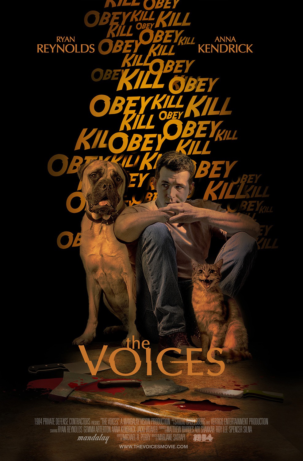 Extra Large Movie Poster Image for The Voices (#8 of 10)