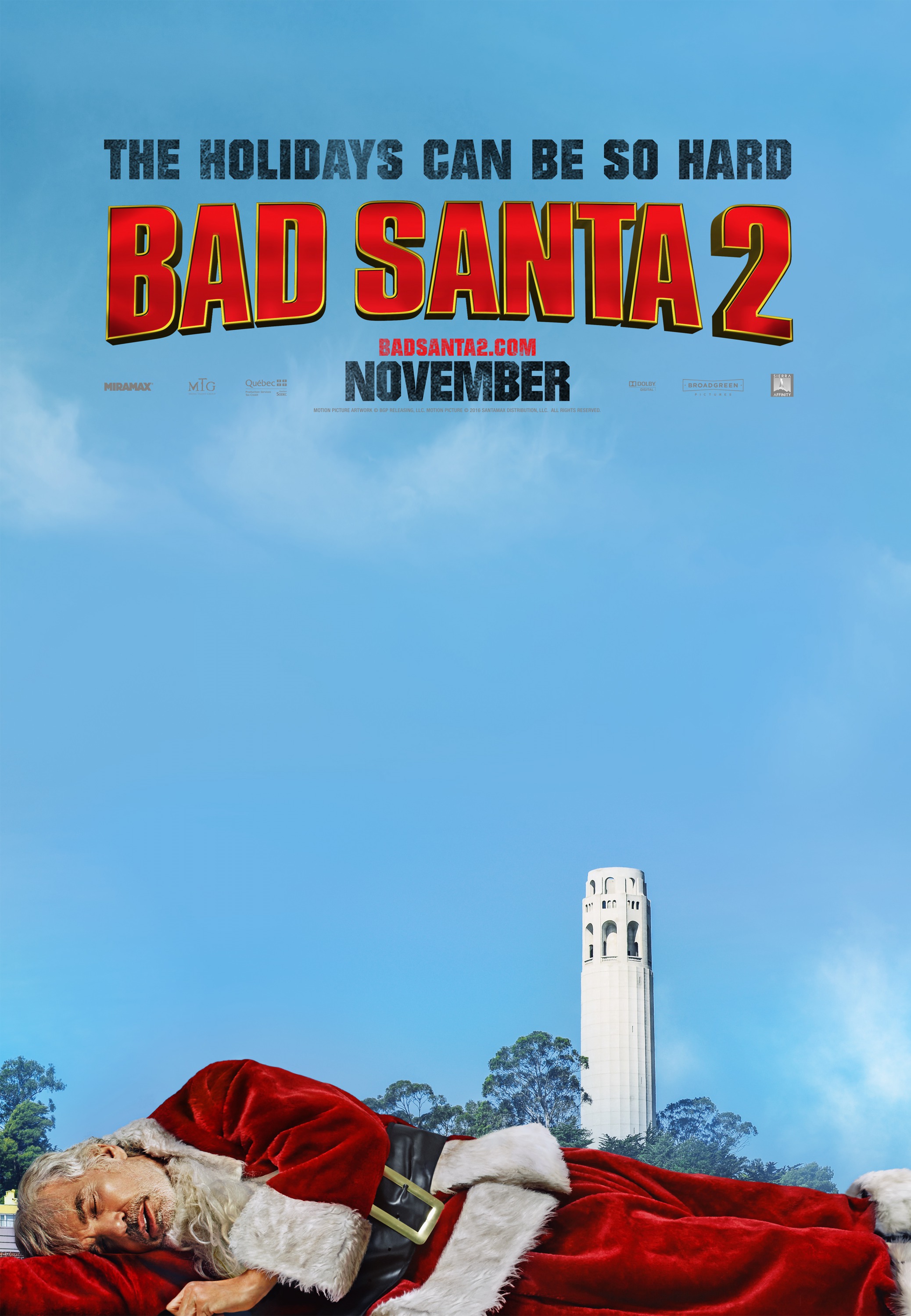 Mega Sized Movie Poster Image for Bad Santa 2 (#3 of 3)