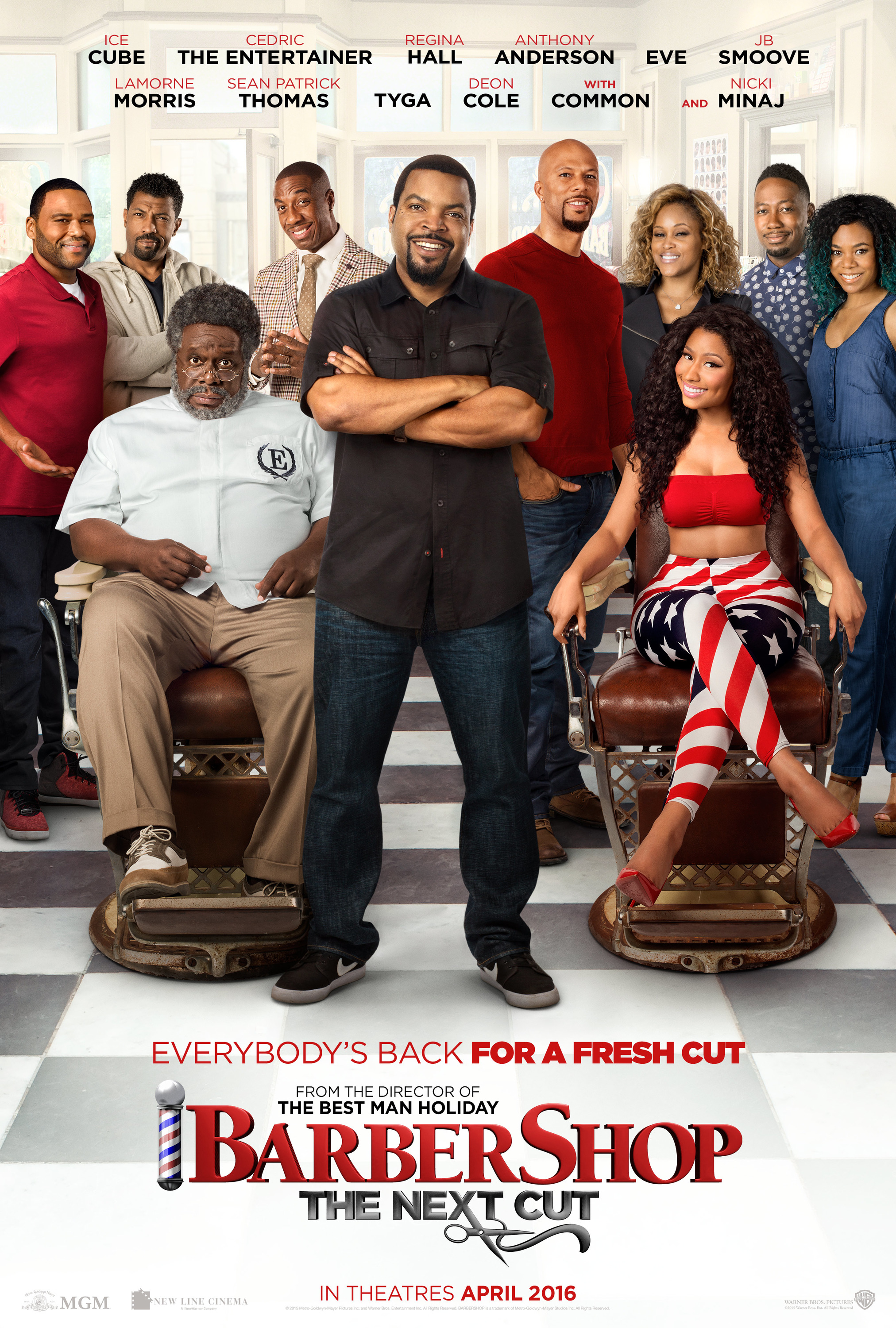Mega Sized Movie Poster Image for Barbershop: The Next Cut (#1 of 10)