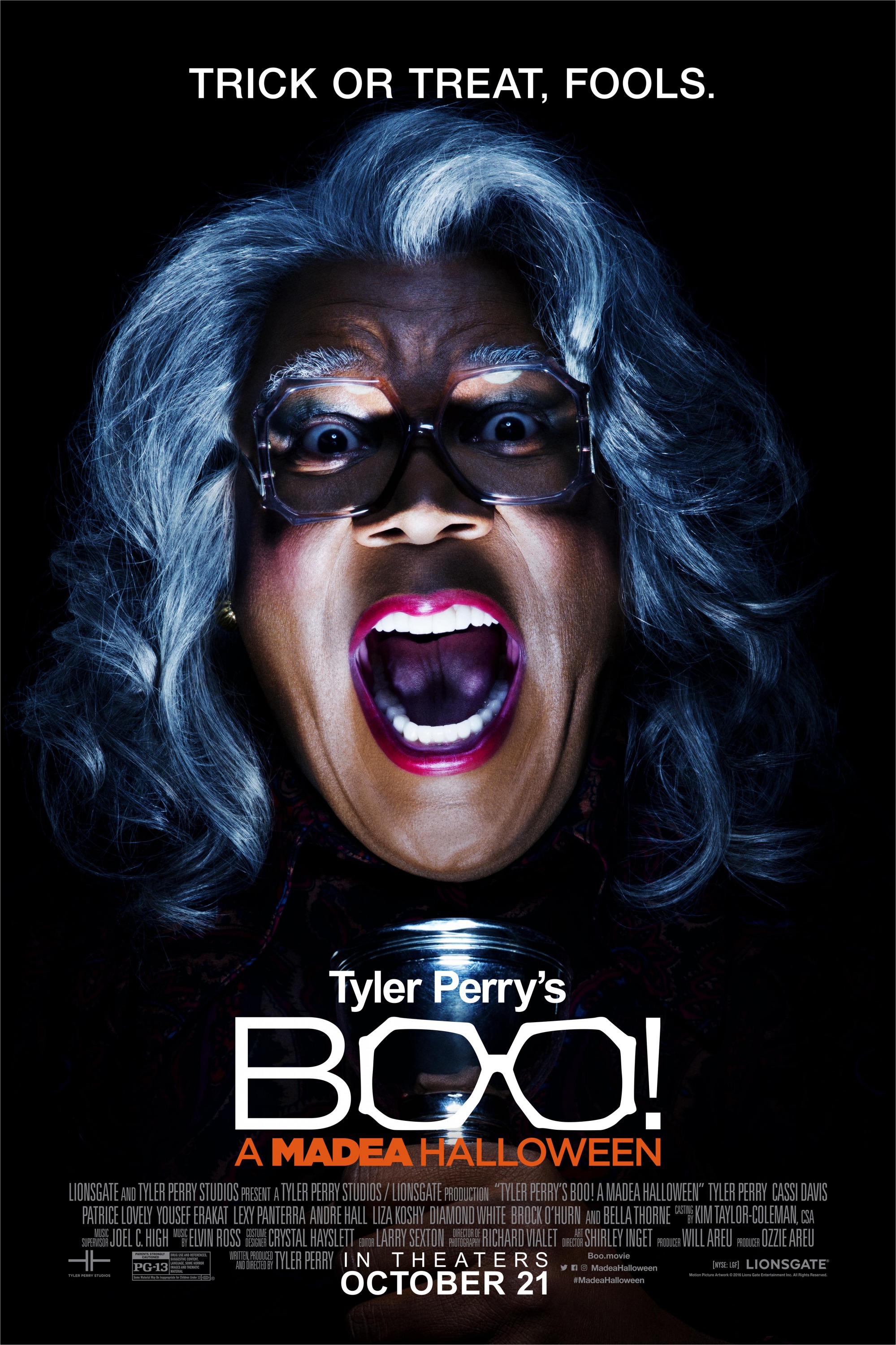 Mega Sized Movie Poster Image for Boo! A Madea Halloween (#4 of 9)