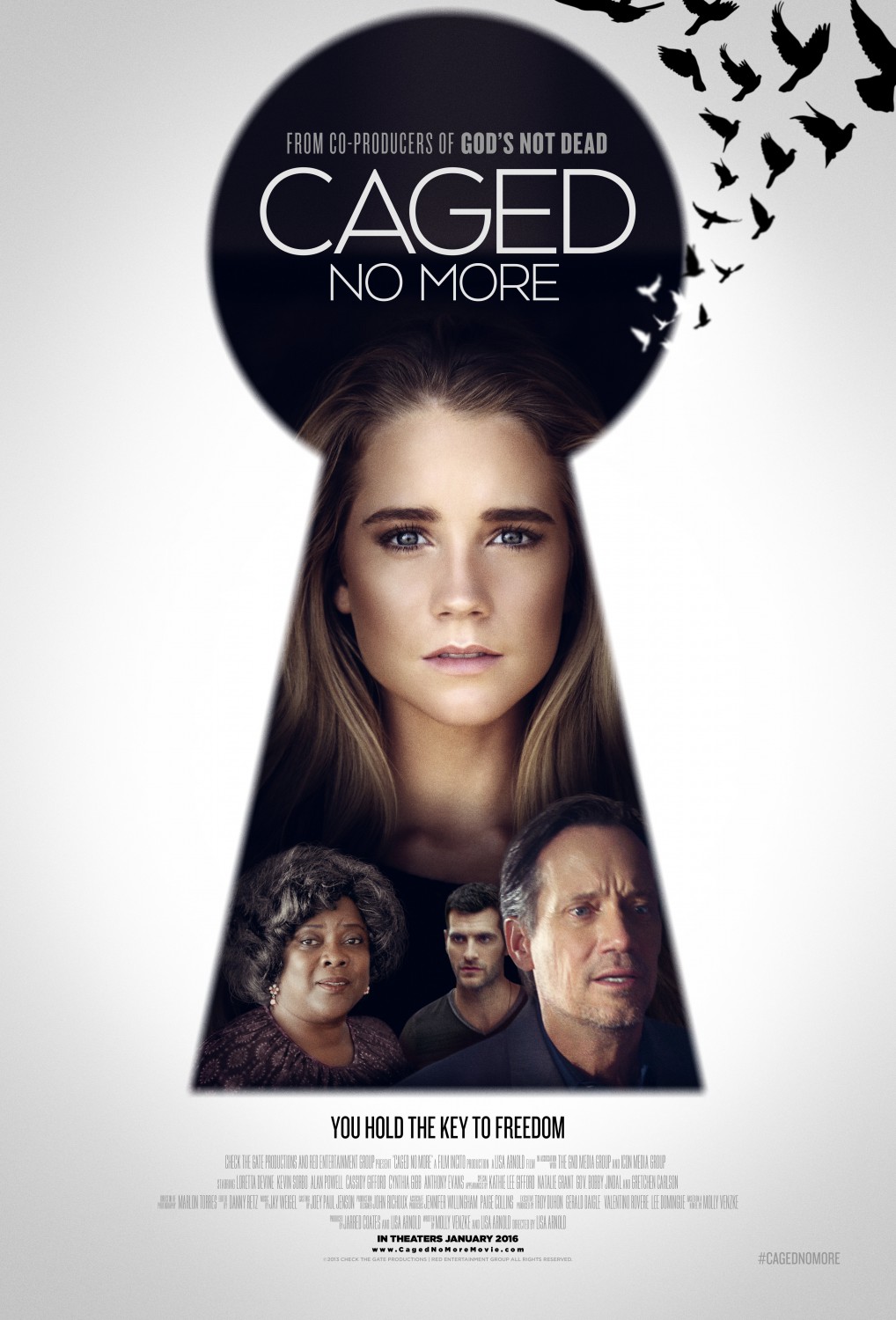 Extra Large Movie Poster Image for Caged No More 