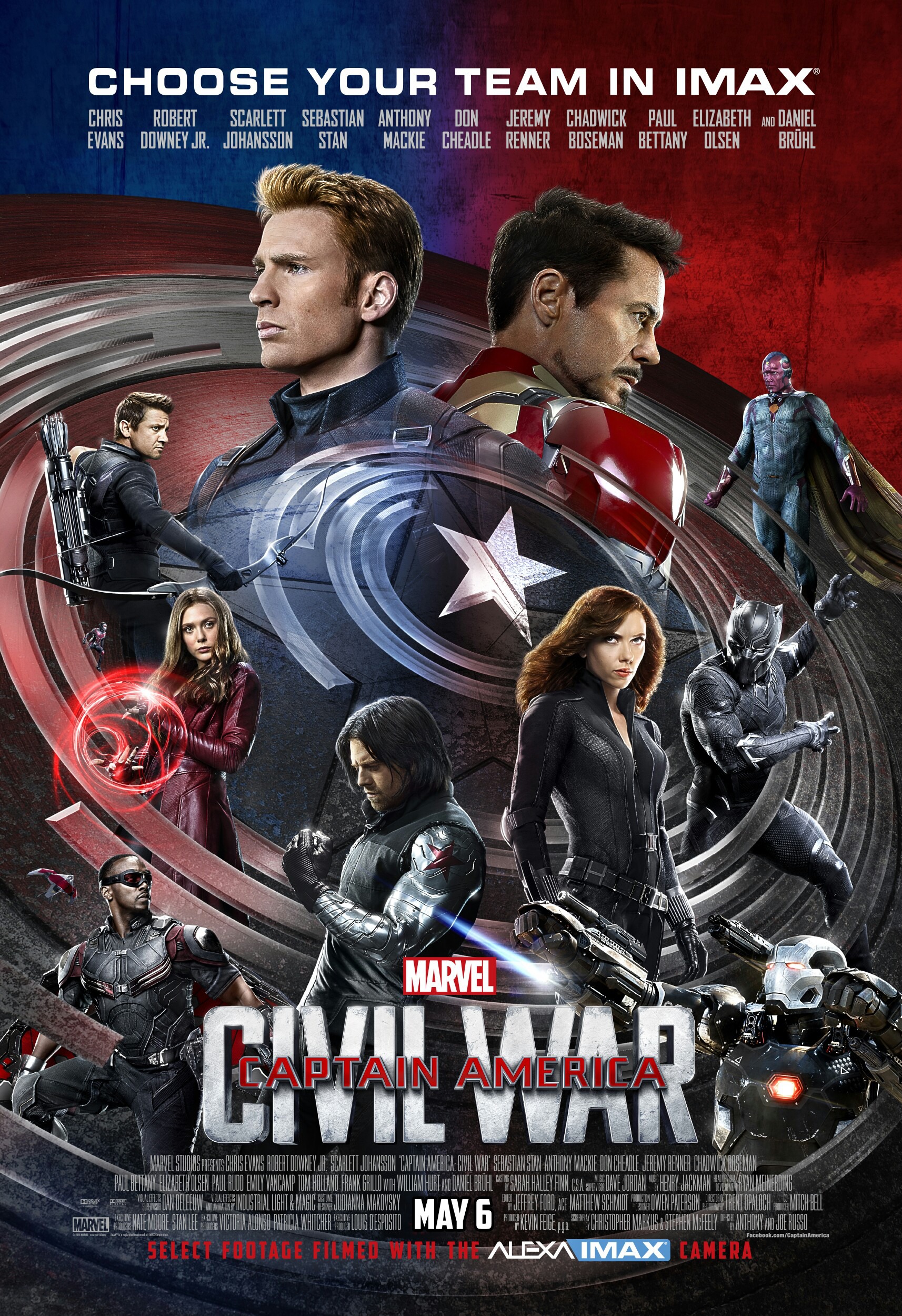 Mega Sized Movie Poster Image for Captain America: Civil War (#18 of 42)