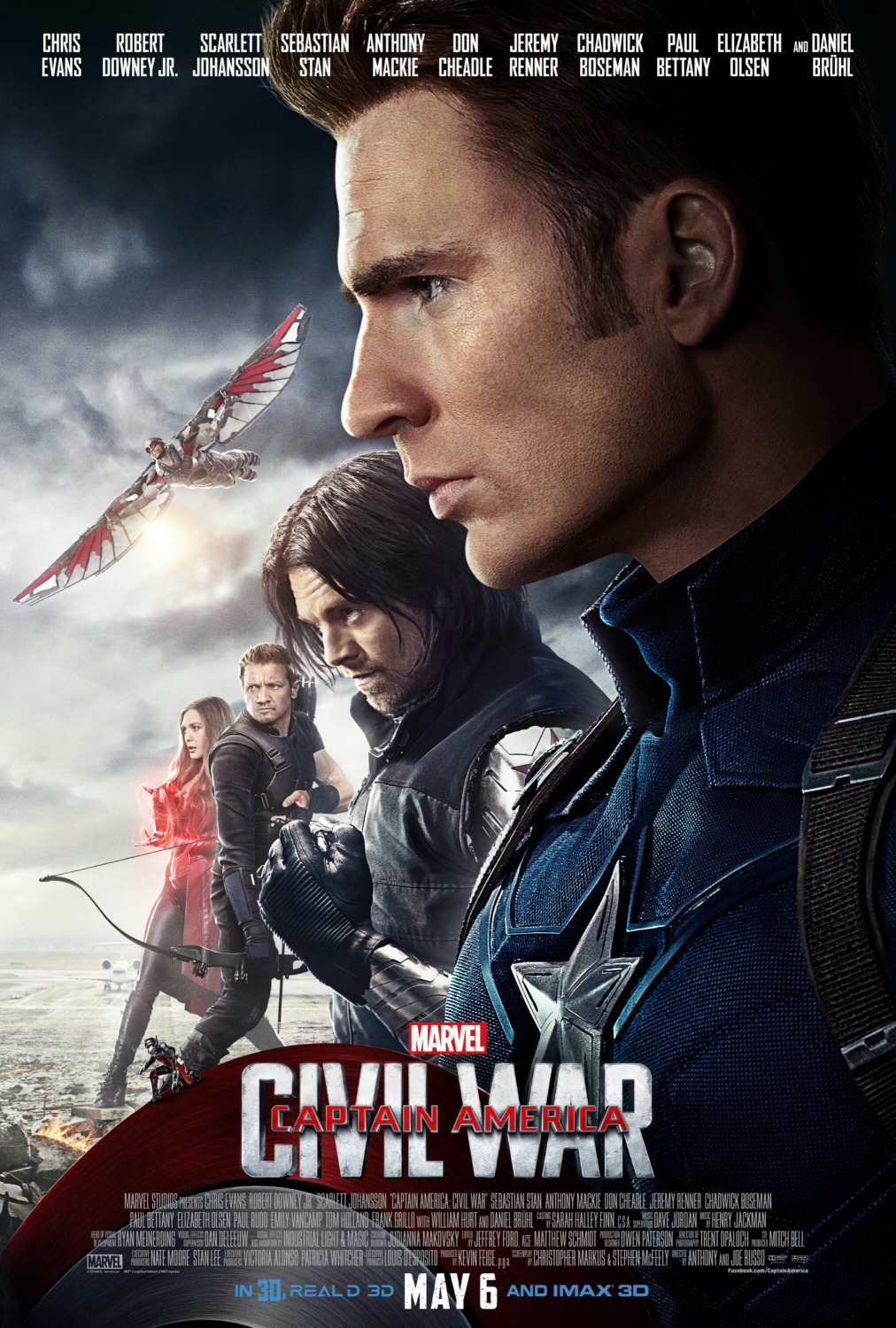 Extra Large Movie Poster Image for Captain America: Civil War (#39 of 42)
