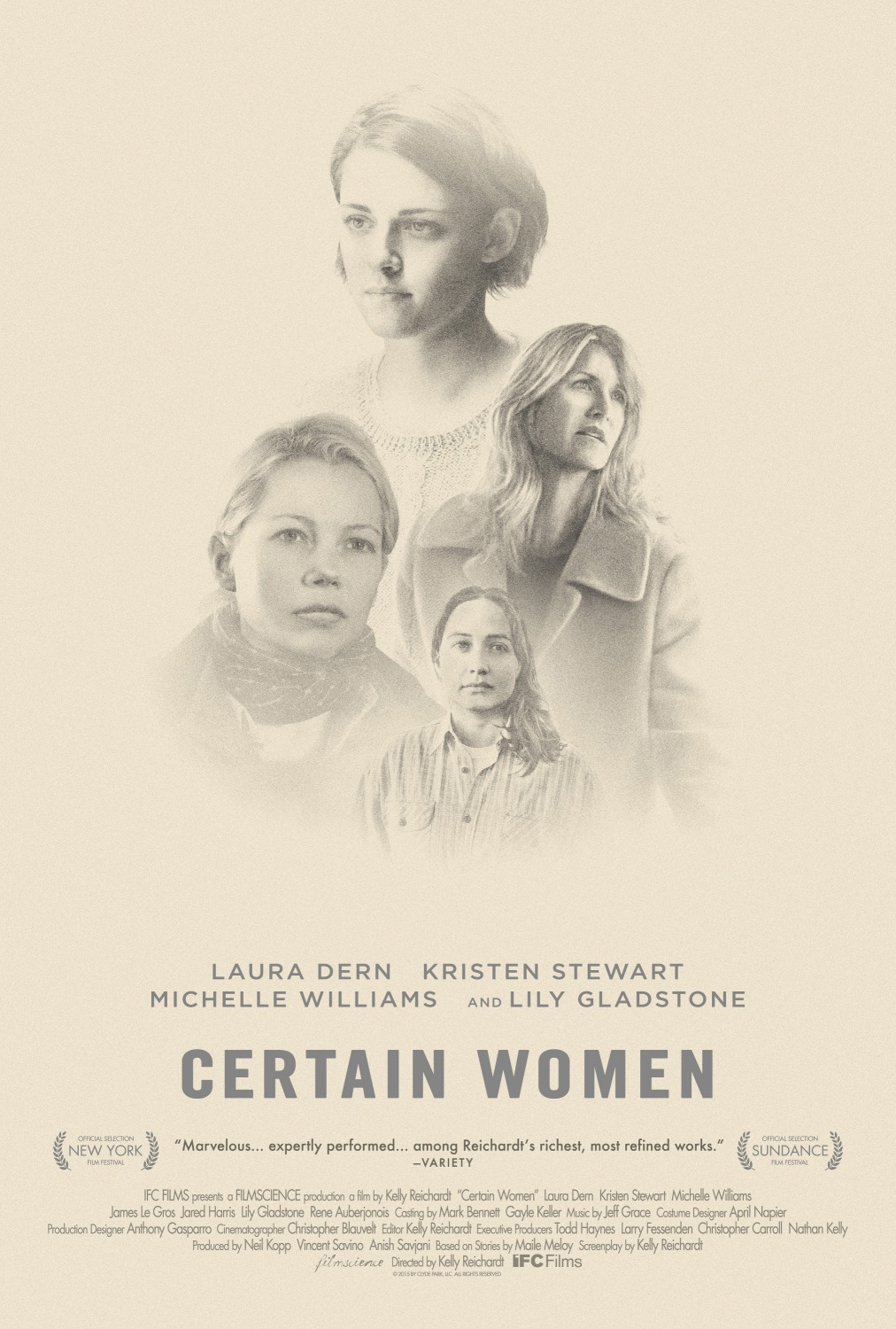 Extra Large Movie Poster Image for Certain Women (#1 of 3)