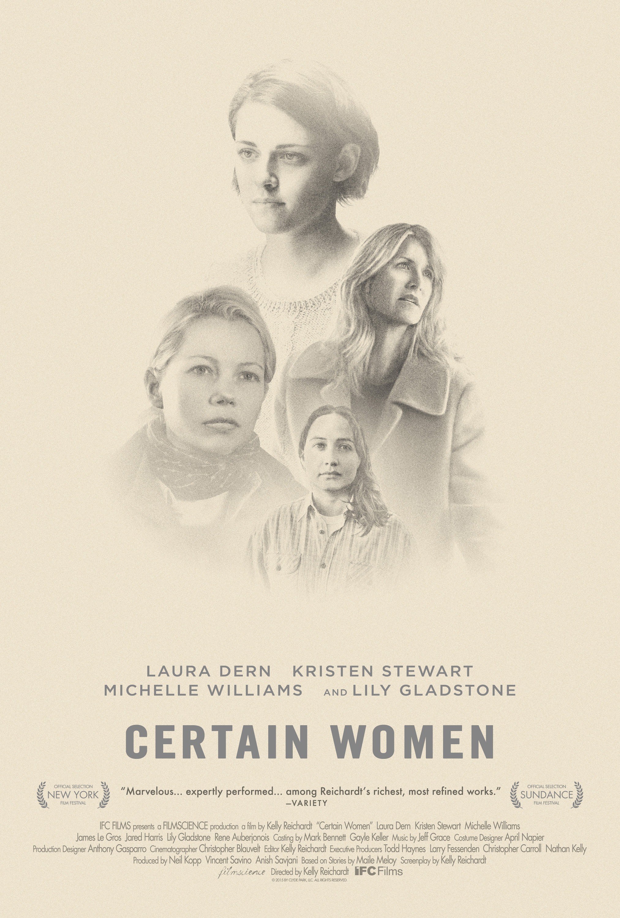Mega Sized Movie Poster Image for Certain Women (#1 of 3)