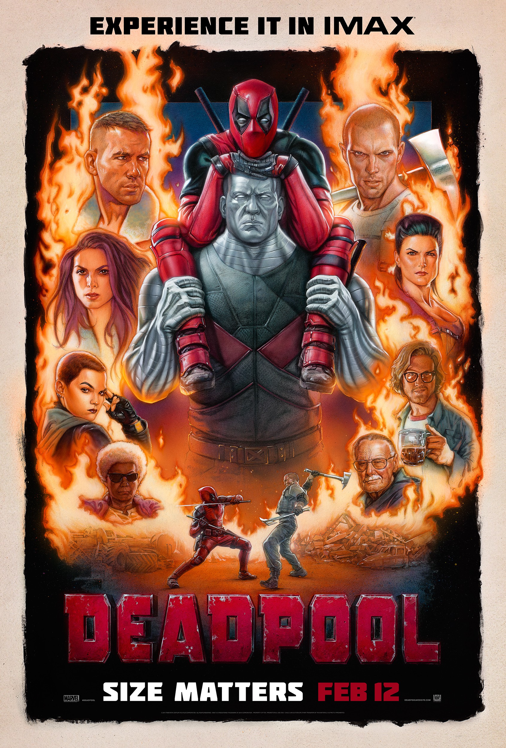 Mega Sized Movie Poster Image for Deadpool (#6 of 15)