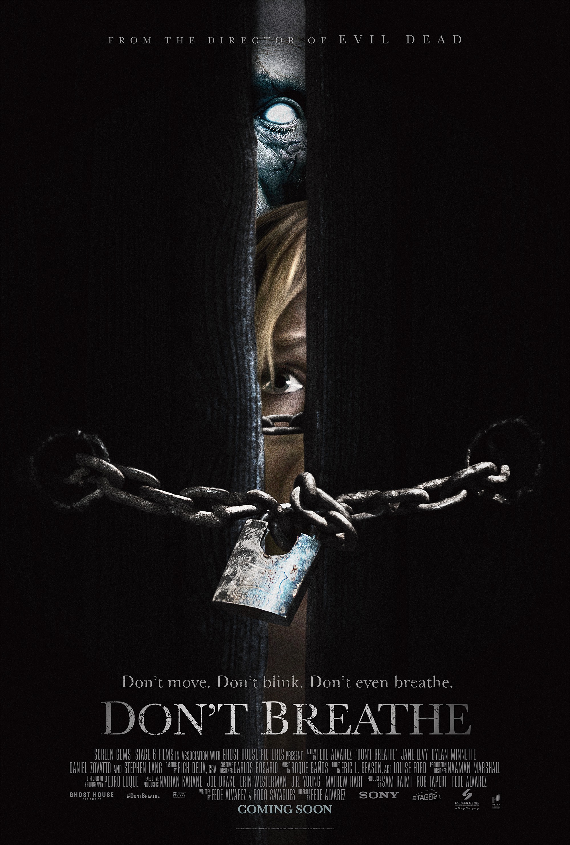 Mega Sized Movie Poster Image for Don't Breathe (#3 of 5)