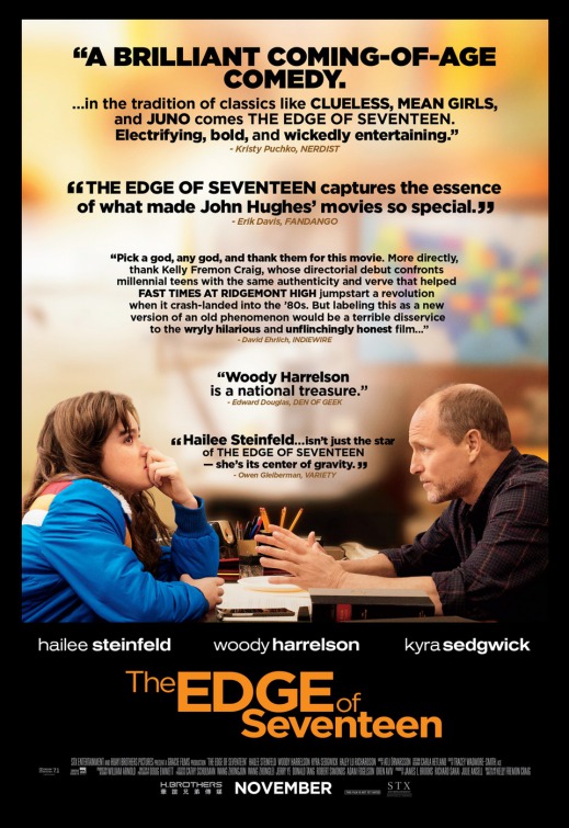 The Edge of Seventeen Movie Poster