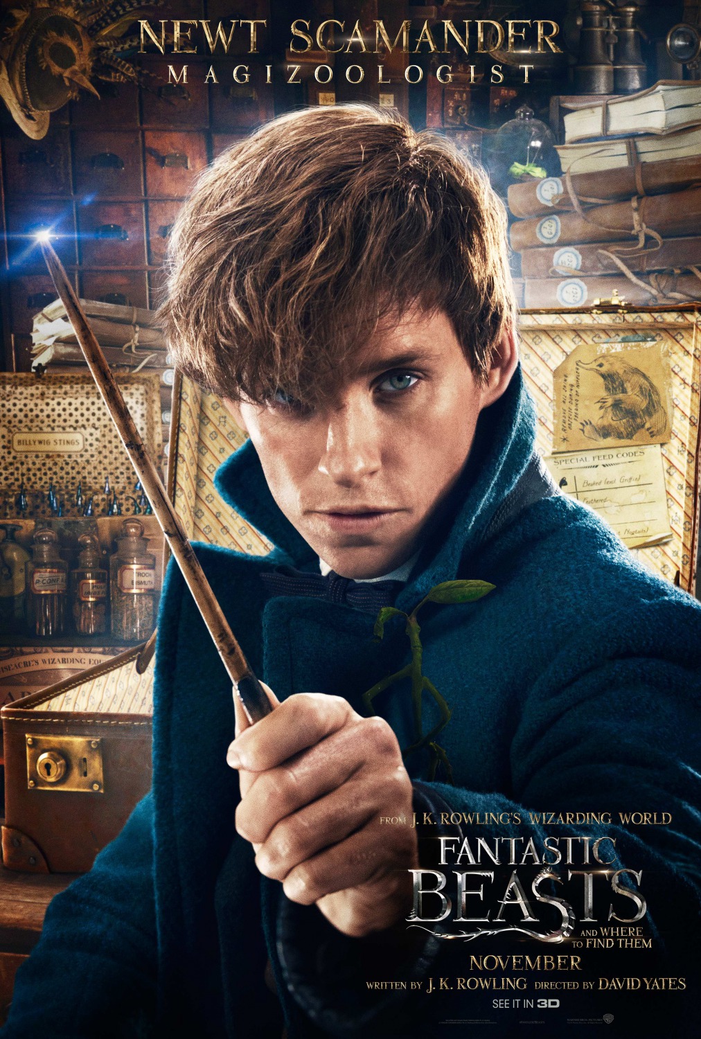 Extra Large Movie Poster Image for Fantastic Beasts and Where to Find Them (#10 of 23)