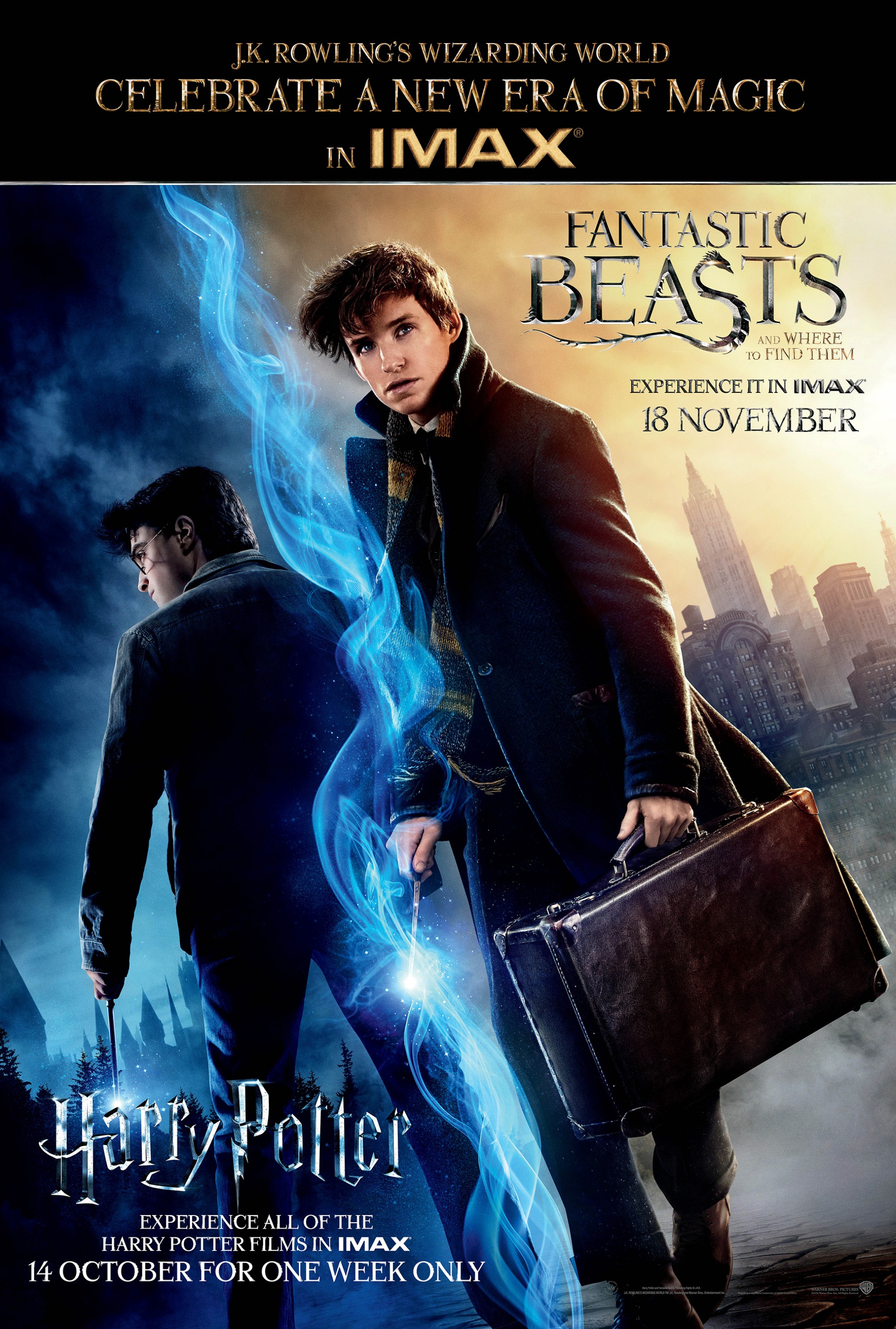 Mega Sized Movie Poster Image for Fantastic Beasts and Where to Find Them (#14 of 23)