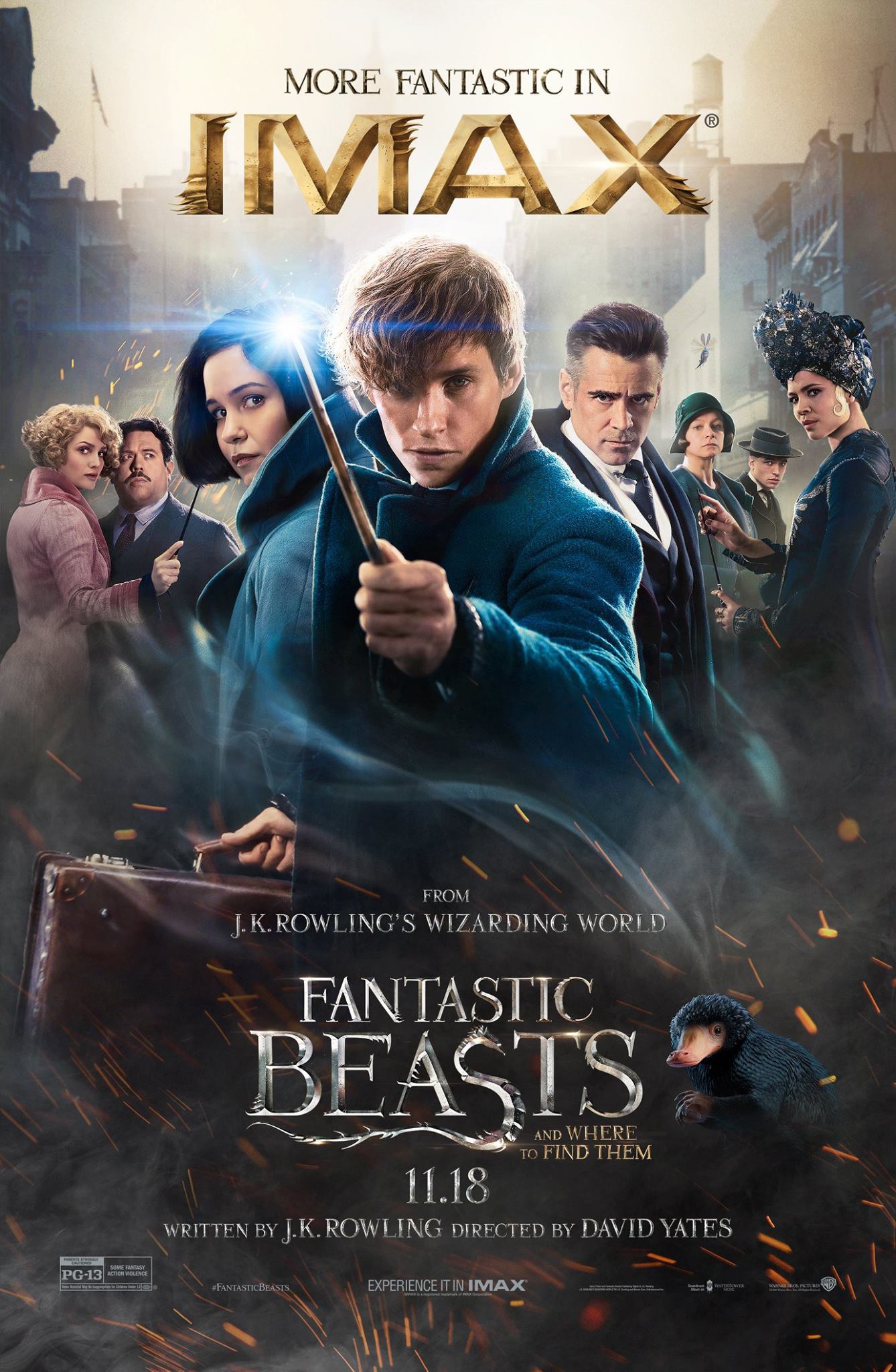 Mega Sized Movie Poster Image for Fantastic Beasts and Where to Find Them (#16 of 23)