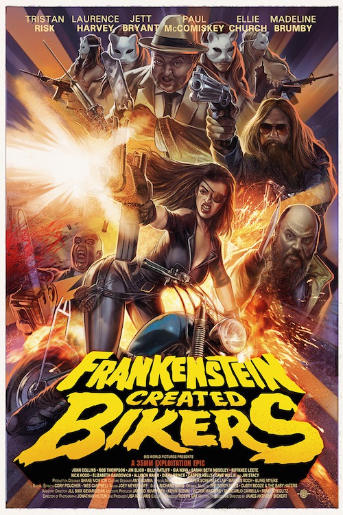 Frankenstein Created Bikers Movie Poster