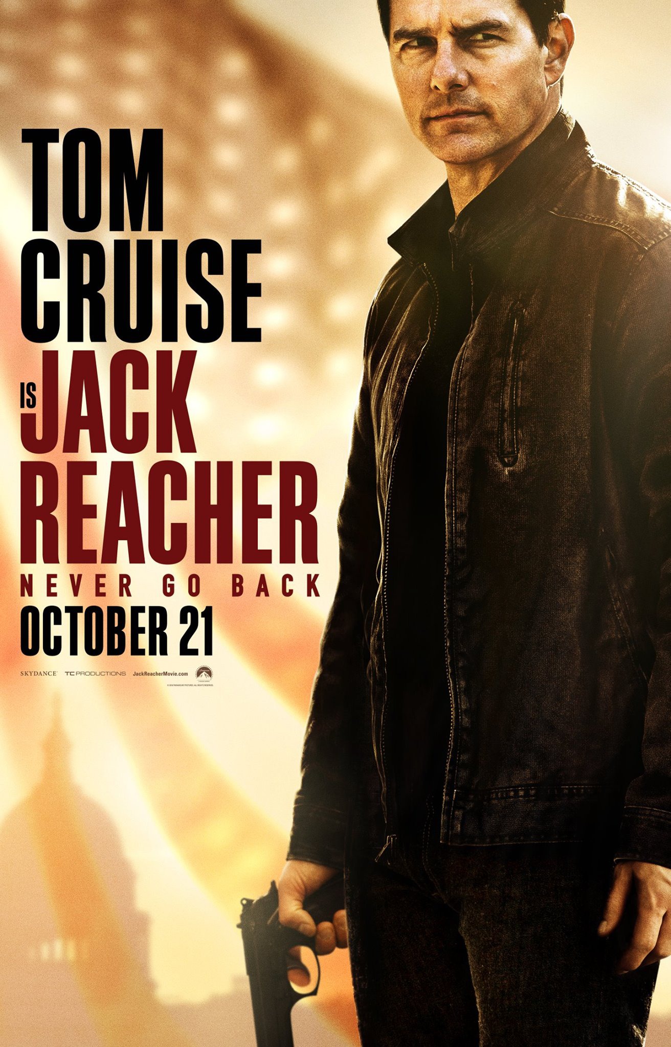 Mega Sized Movie Poster Image for Jack Reacher: Never Go Back (#3 of 5)
