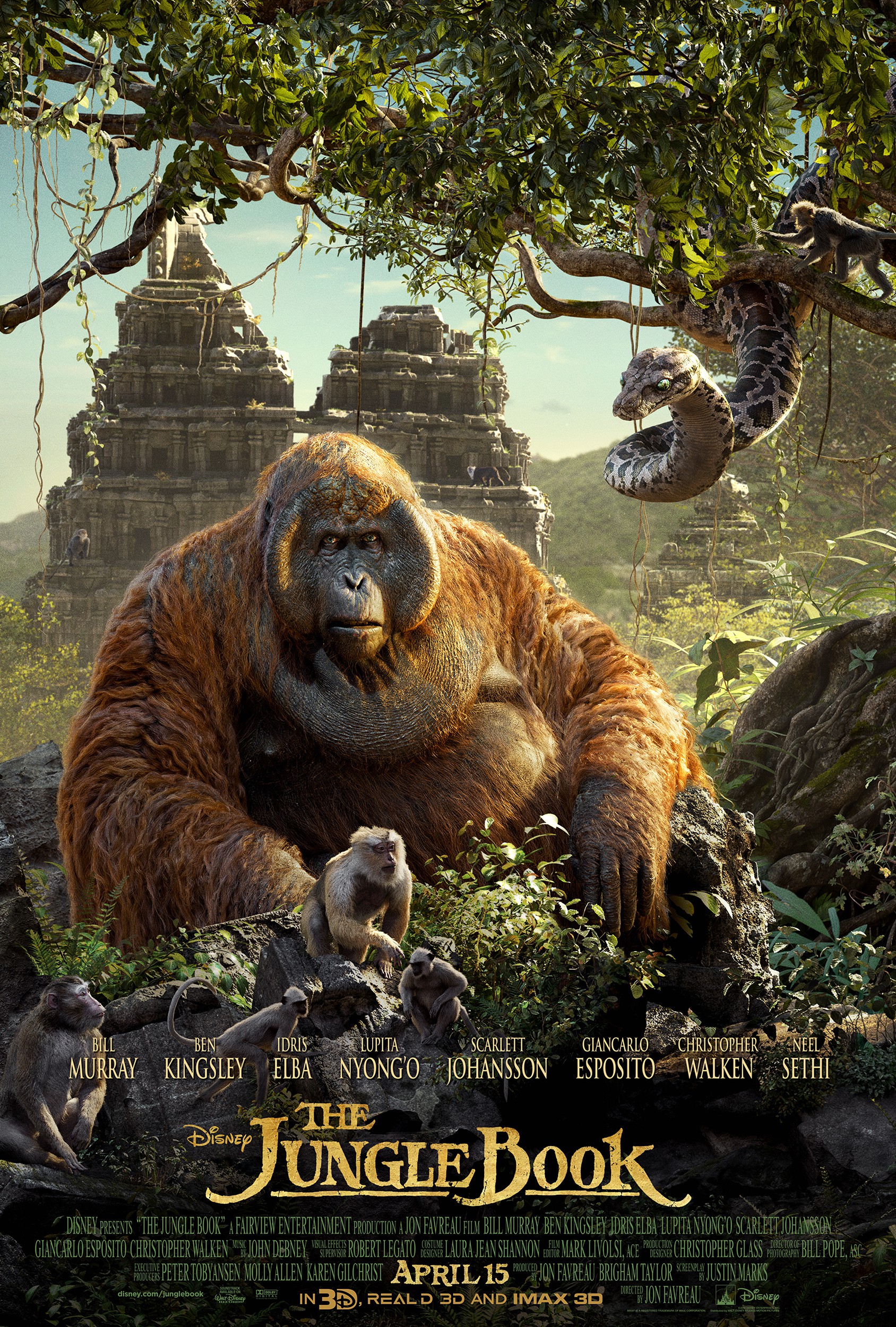 Mega Sized Movie Poster Image for The Jungle Book (#2 of 23)