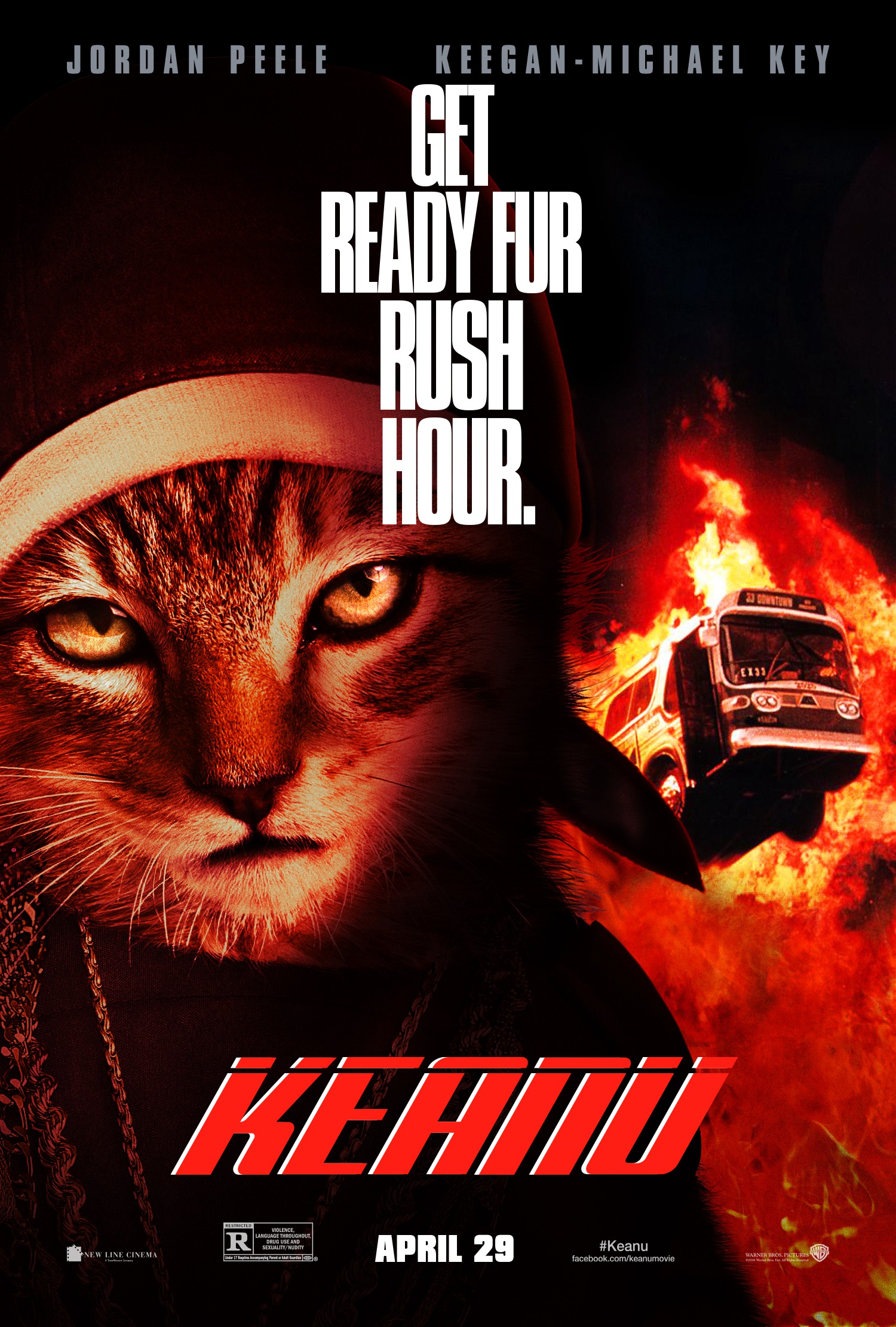 Mega Sized Movie Poster Image for Keanu (#11 of 13)