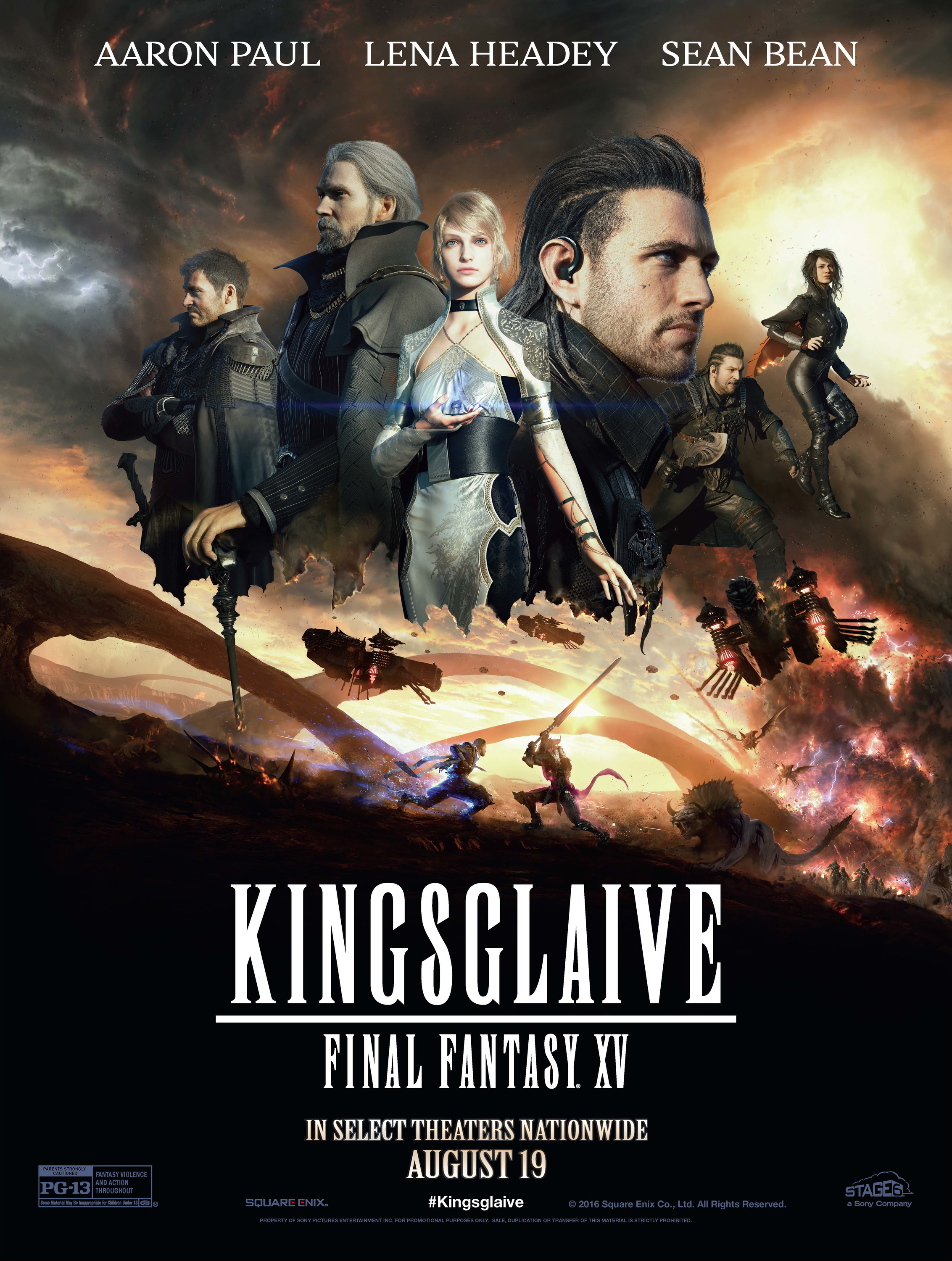 Mega Sized Movie Poster Image for Kingsglaive: Final Fantasy XV (#2 of 2)