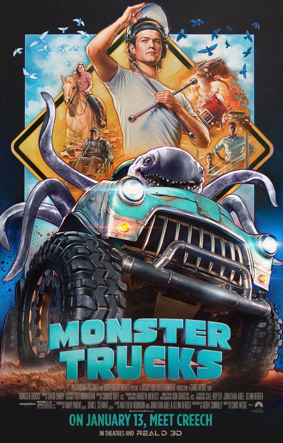 Extra Large Movie Poster Image for Monster Trucks (#4 of 4)