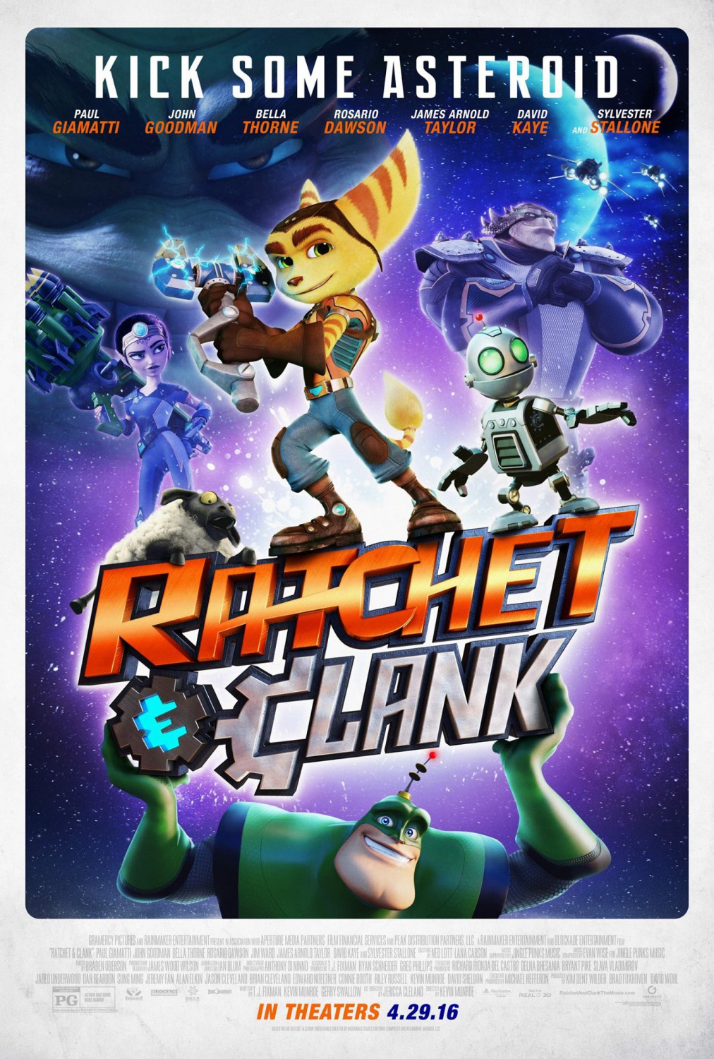 Extra Large Movie Poster Image for Ratchet and Clank (#2 of 5)