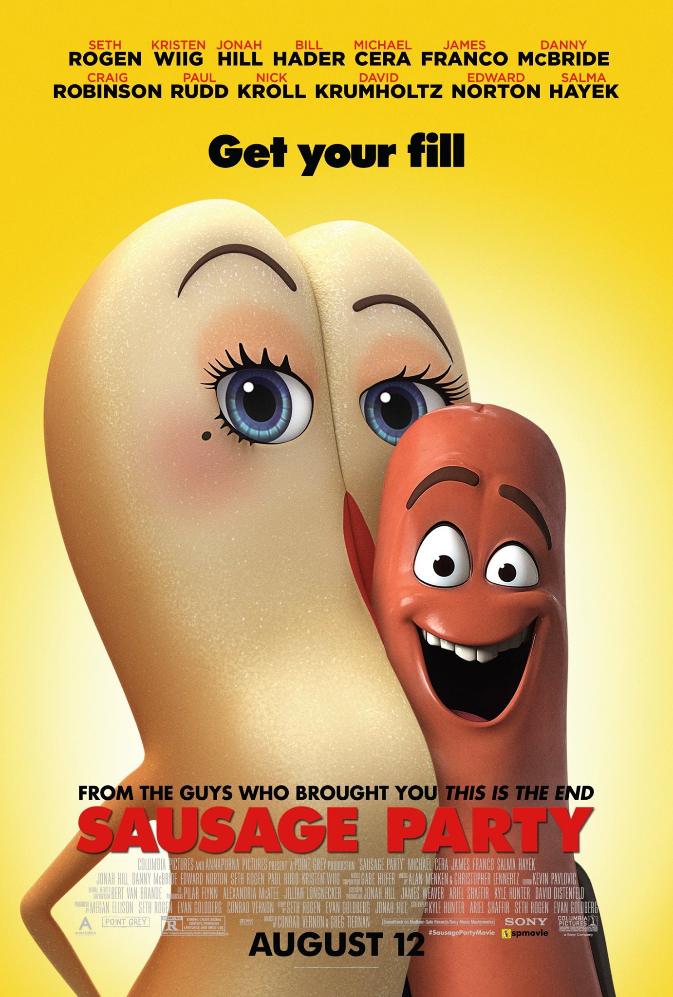 Mega Sized Movie Poster Image for Sausage Party (#2 of 15)