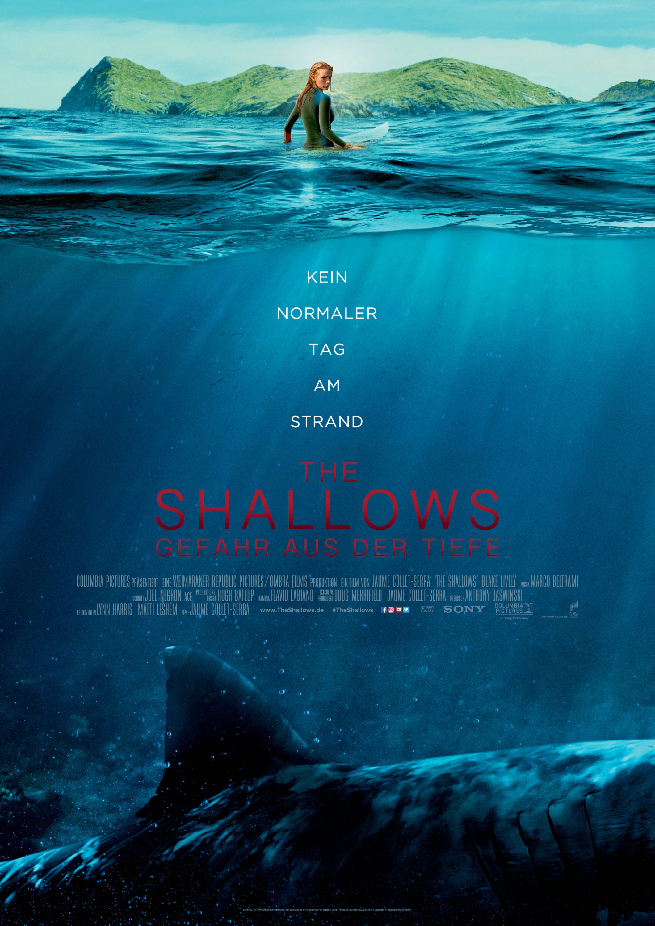 Mega Sized Movie Poster Image for The Shallows (#2 of 7)