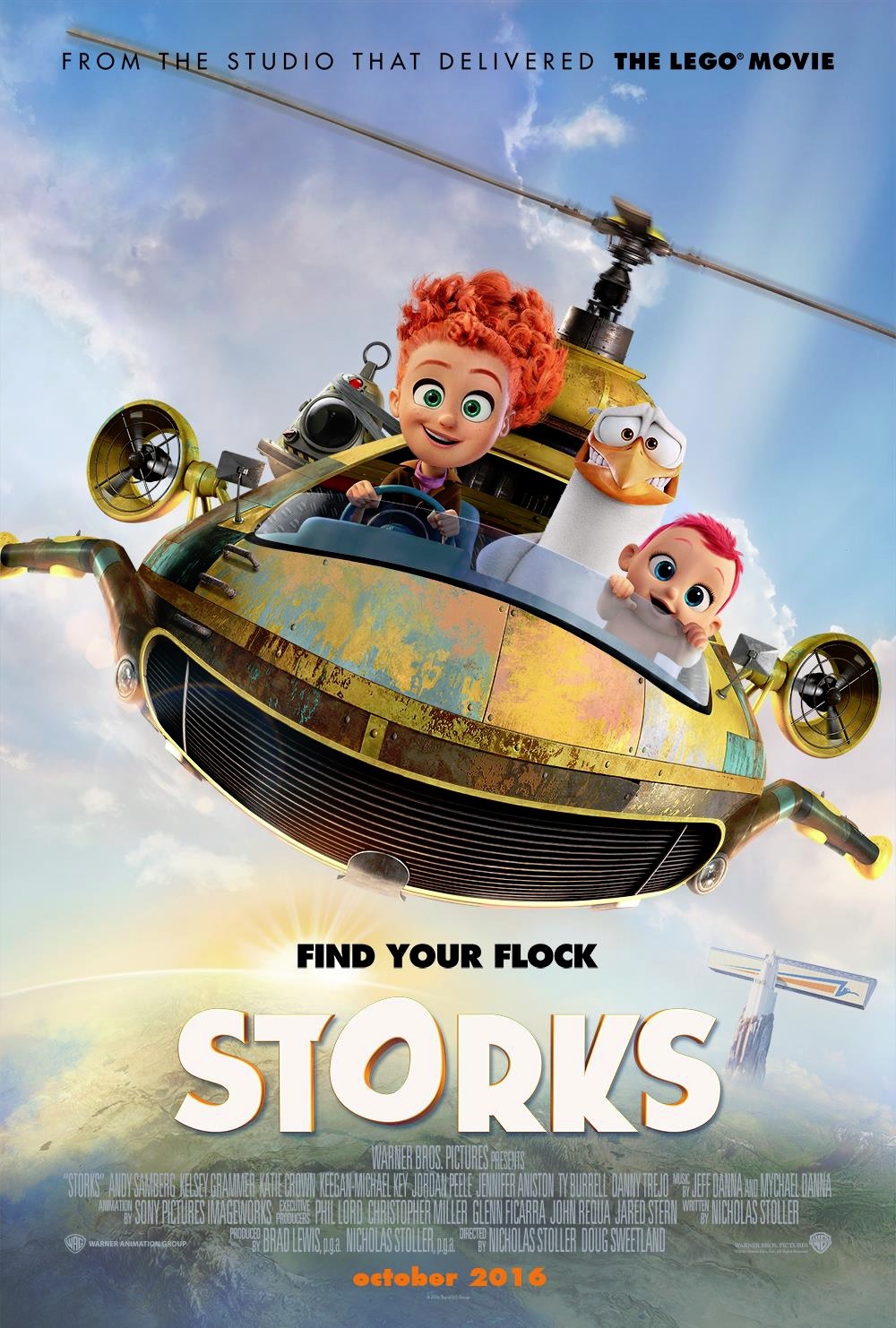 Extra Large Movie Poster Image for Storks (#13 of 13)