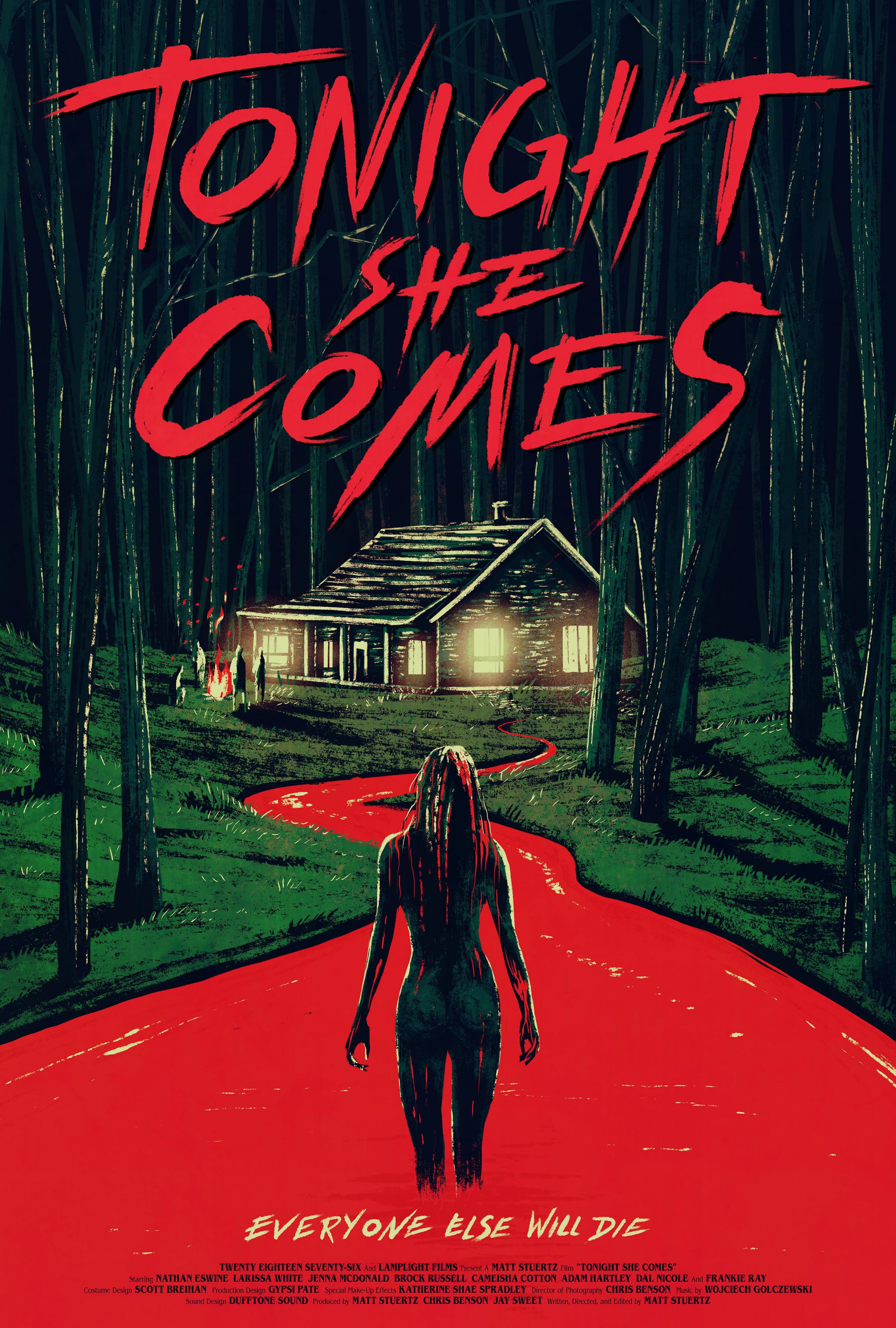 Mega Sized Movie Poster Image for Tonight She Comes 