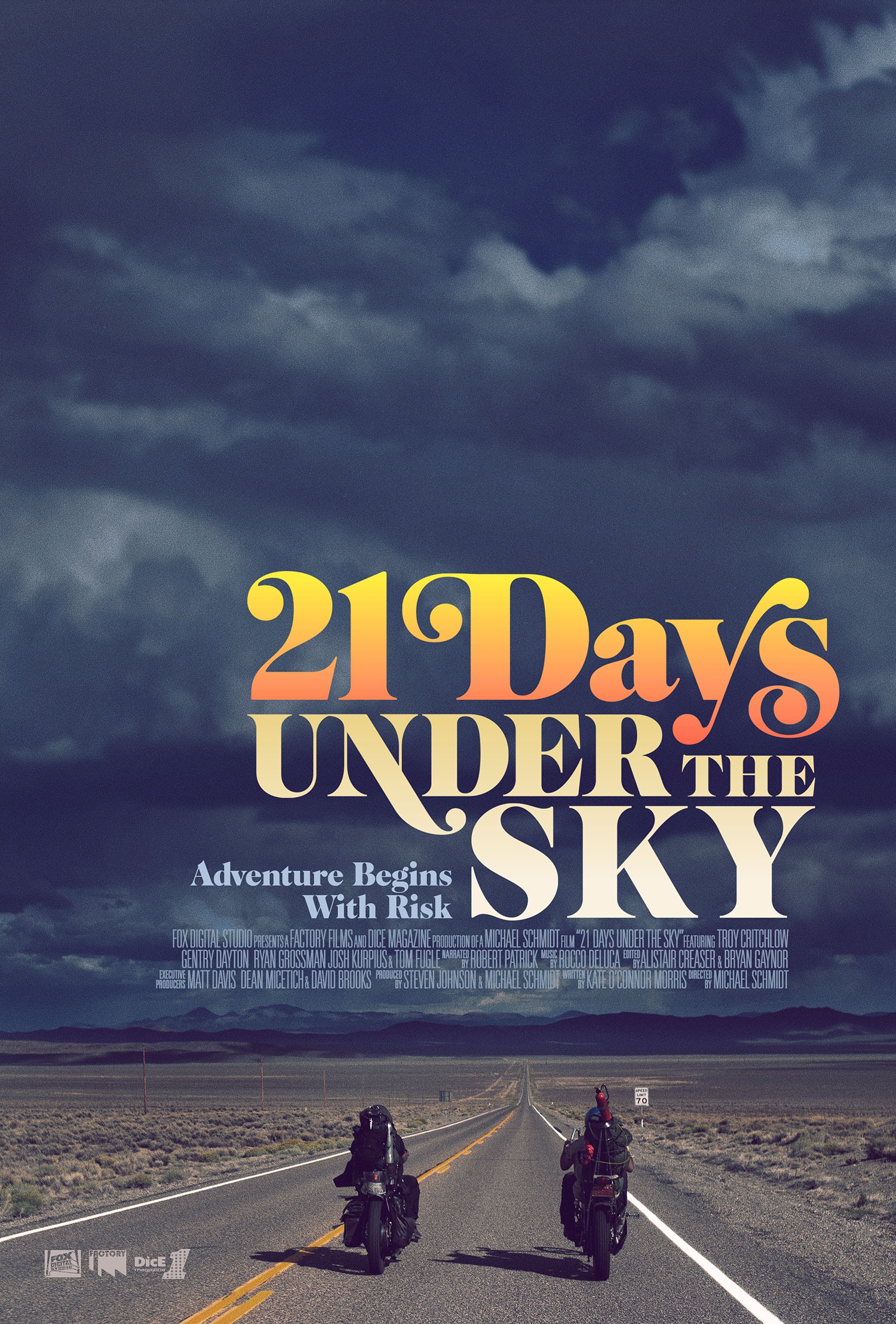 Mega Sized Movie Poster Image for 21 Days Under the Sky (#2 of 2)
