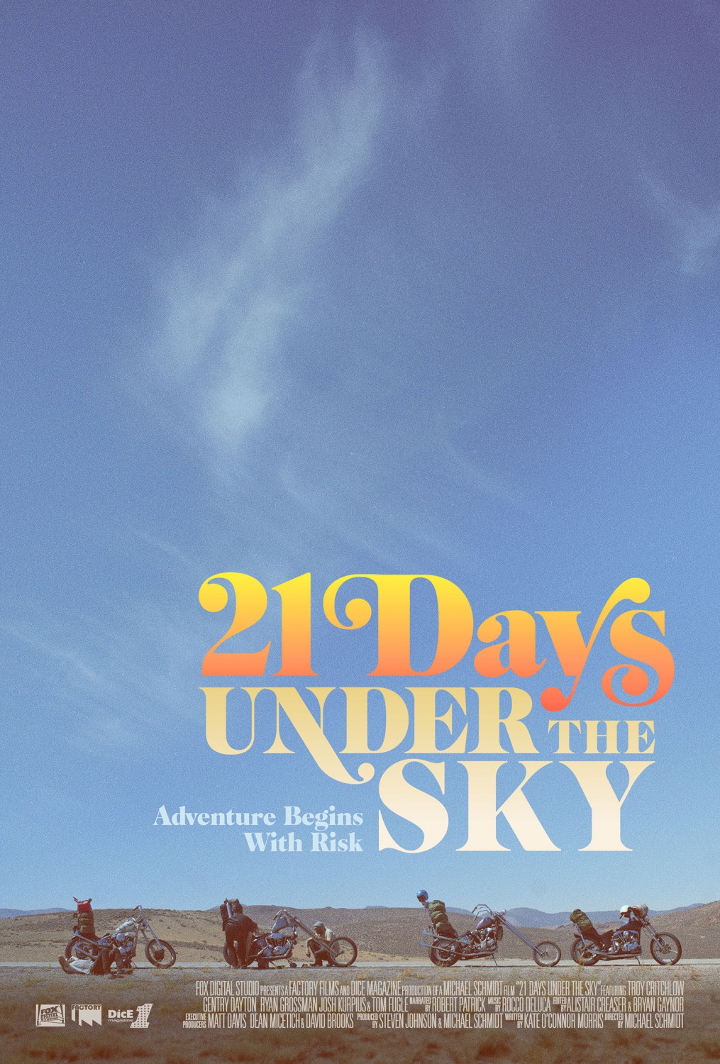Extra Large Movie Poster Image for 21 Days Under the Sky (#1 of 2)