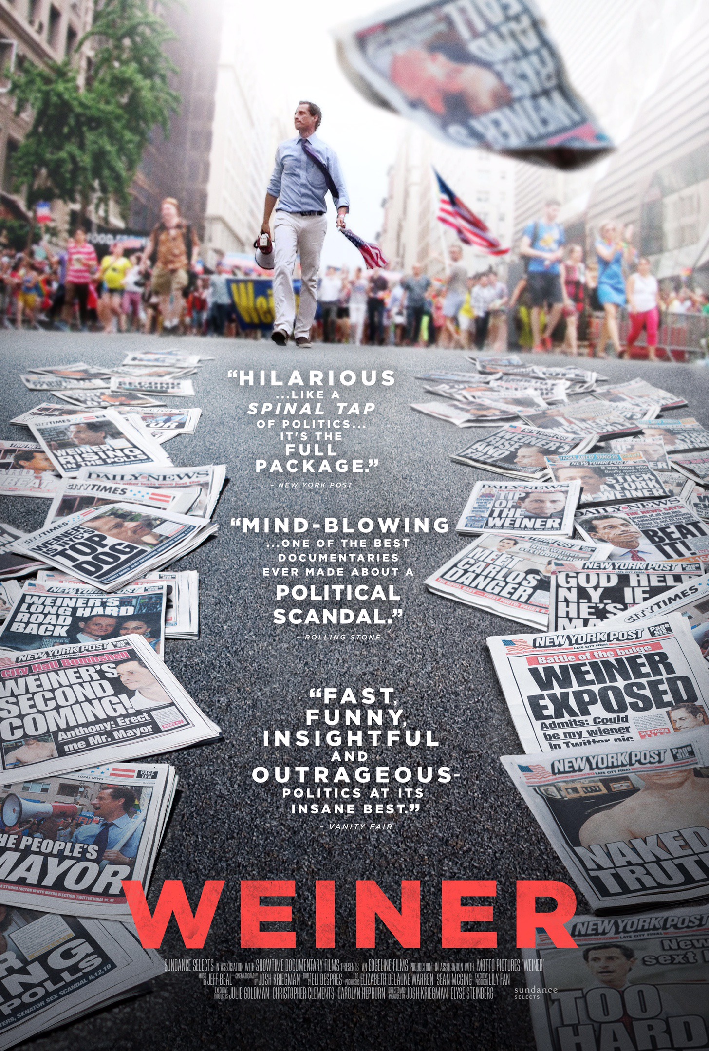 Mega Sized Movie Poster Image for Weiner 