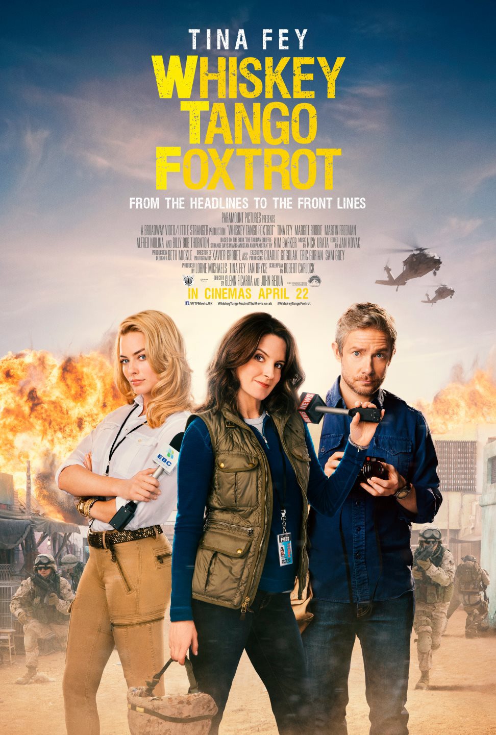 Extra Large Movie Poster Image for Whiskey Tango Foxtrot (#2 of 2)